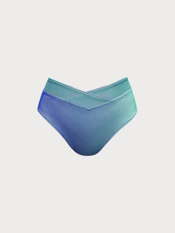 Green V Cut Plus Size Bikini Bottom sold by BERLOOK
