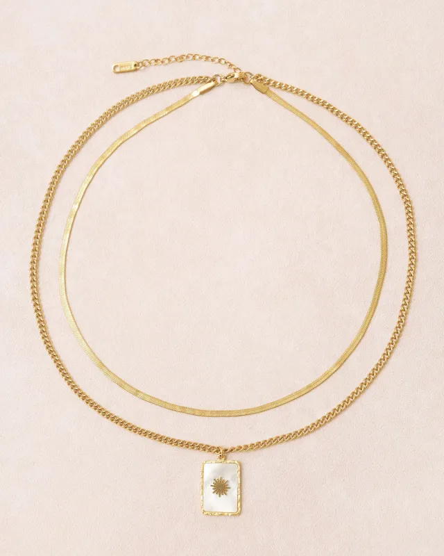 Coastal Elegance Shell Necklace sold by BERLOOK