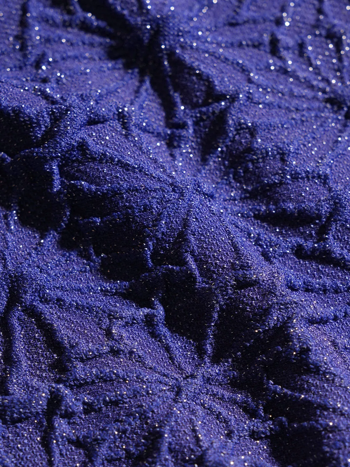 Navy Textured X Cross Bikini Top sold by BERLOOK product image thumbnail 4