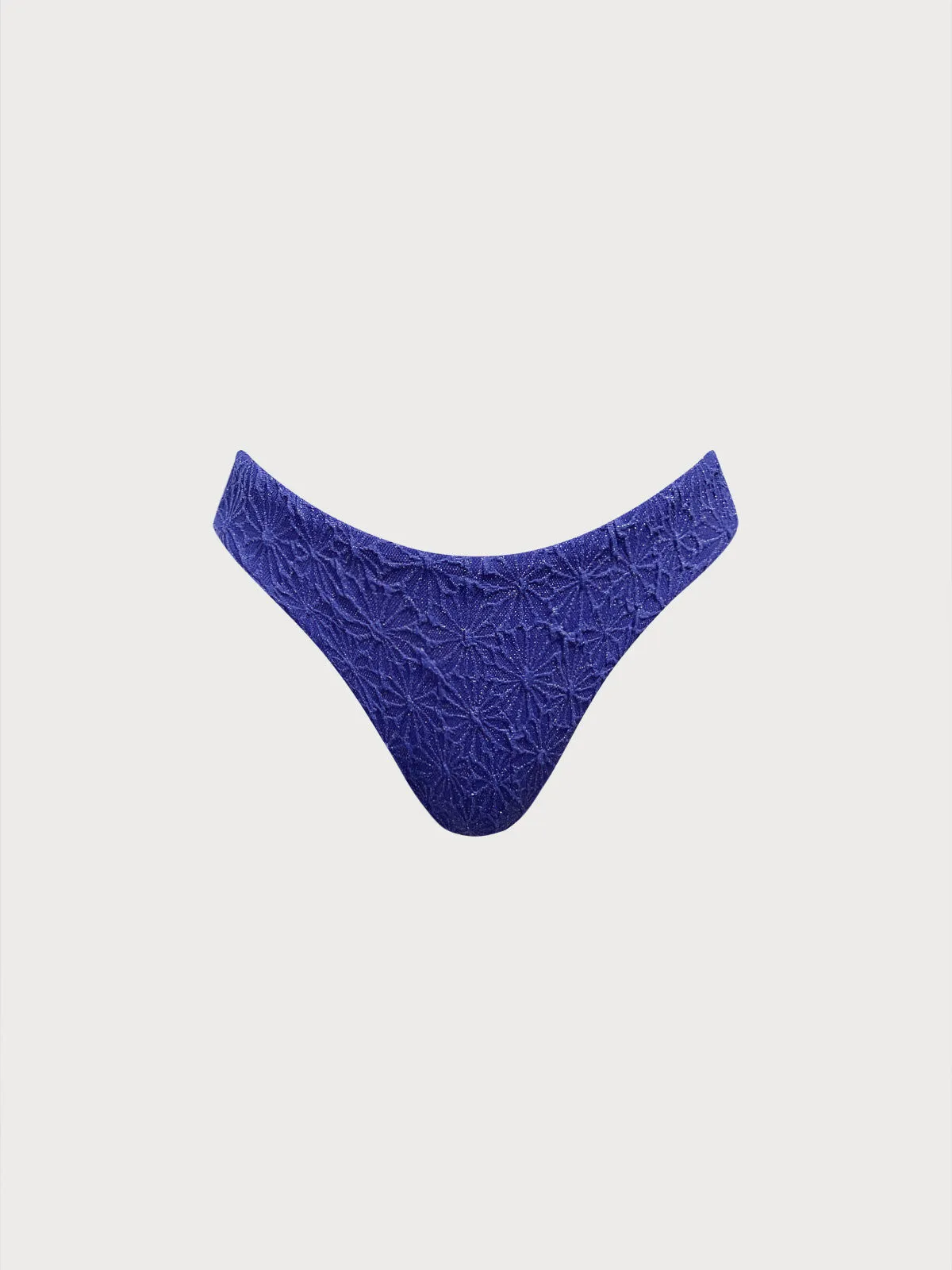 Navy Textured Bikini Bottom sold by BERLOOK