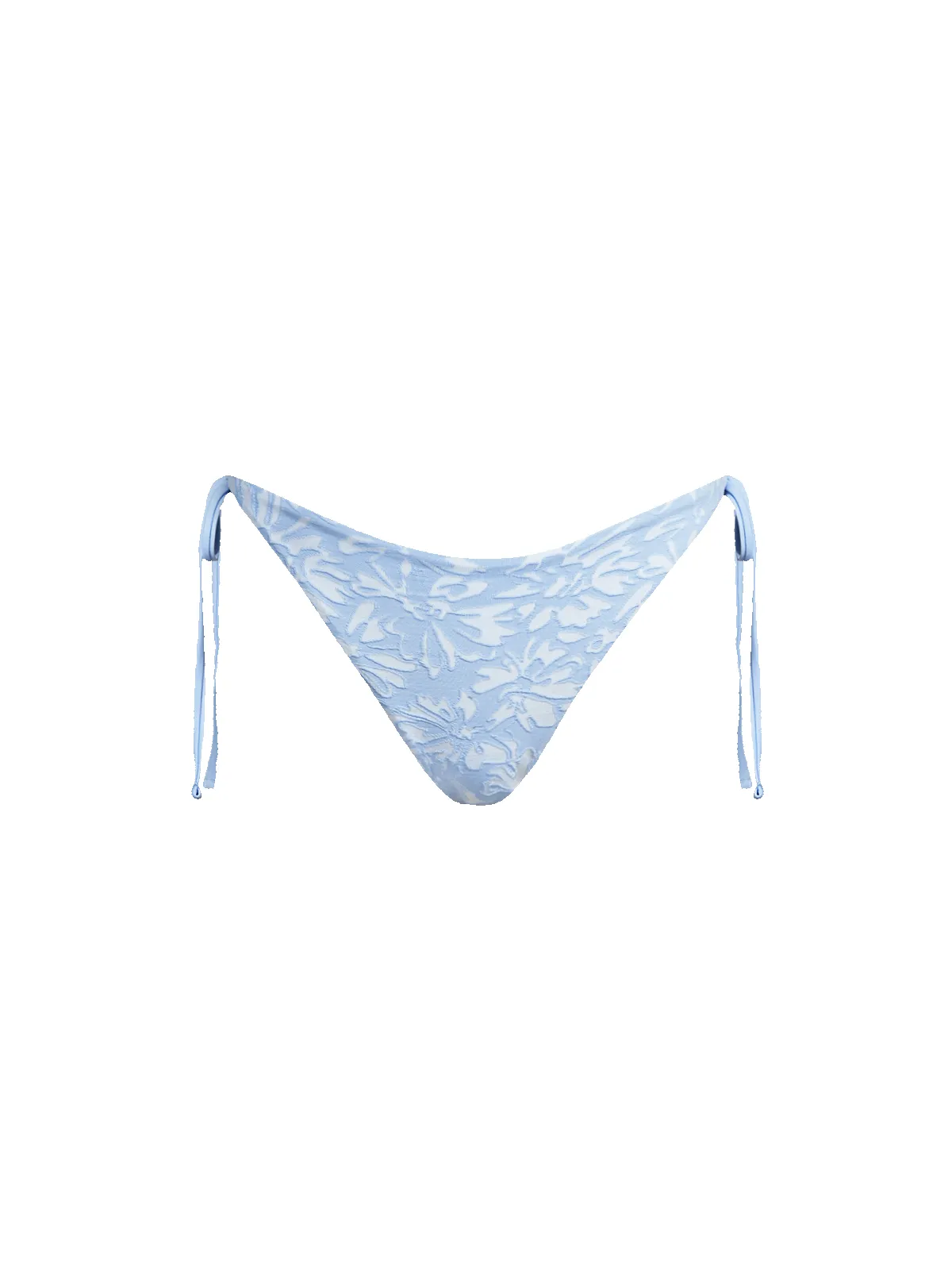 Light Blue Textured Tie Bikini Bottom sold by BERLOOK product image thumbnail 5