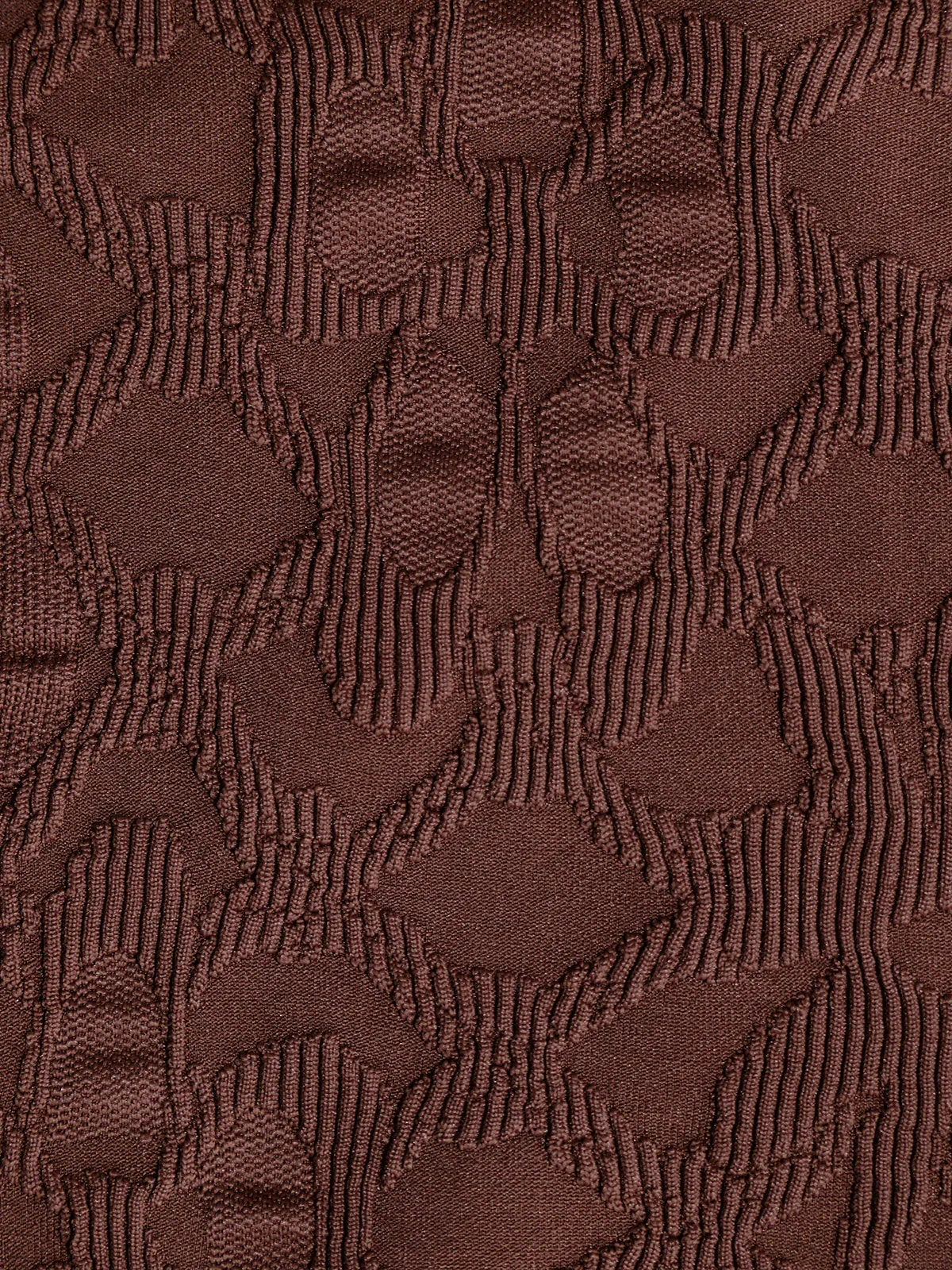 Dark Coffee V Neck Tie One-Piece Swimsuit sold by BERLOOK product image thumbnail 3