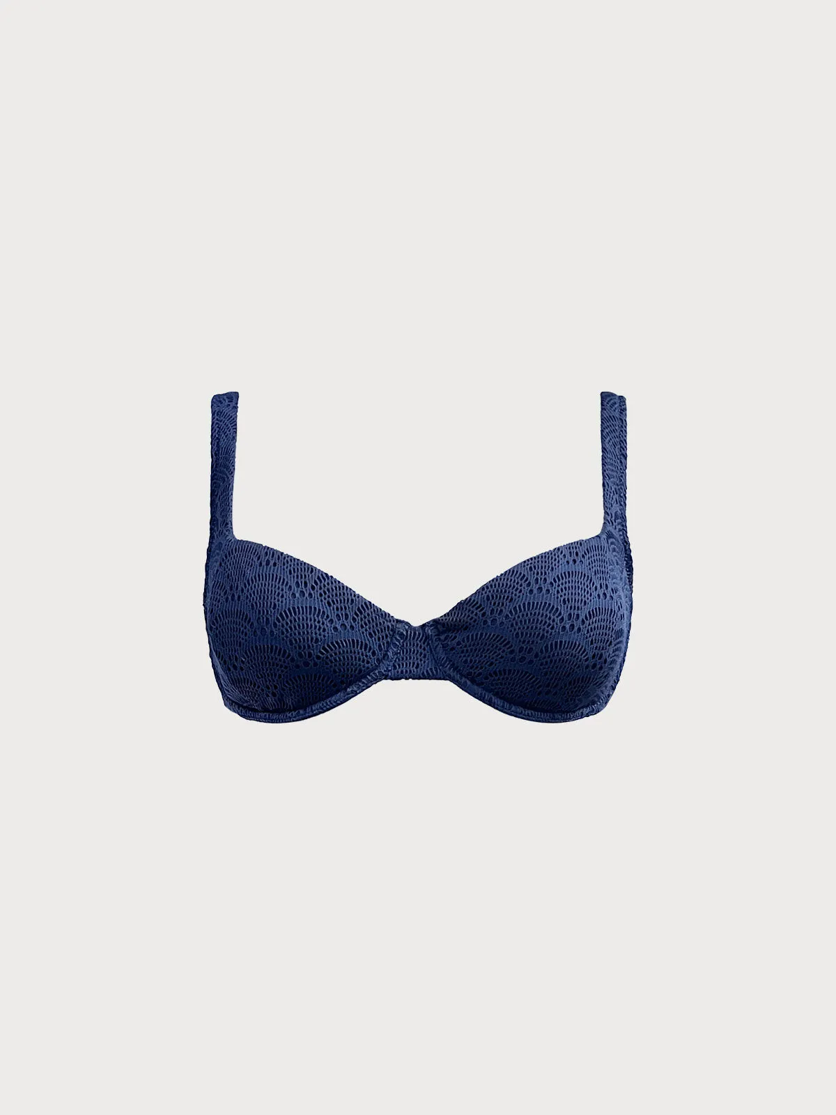 Blue Crochet Underwire Bikini Top sold by BERLOOK product image thumbnail 5