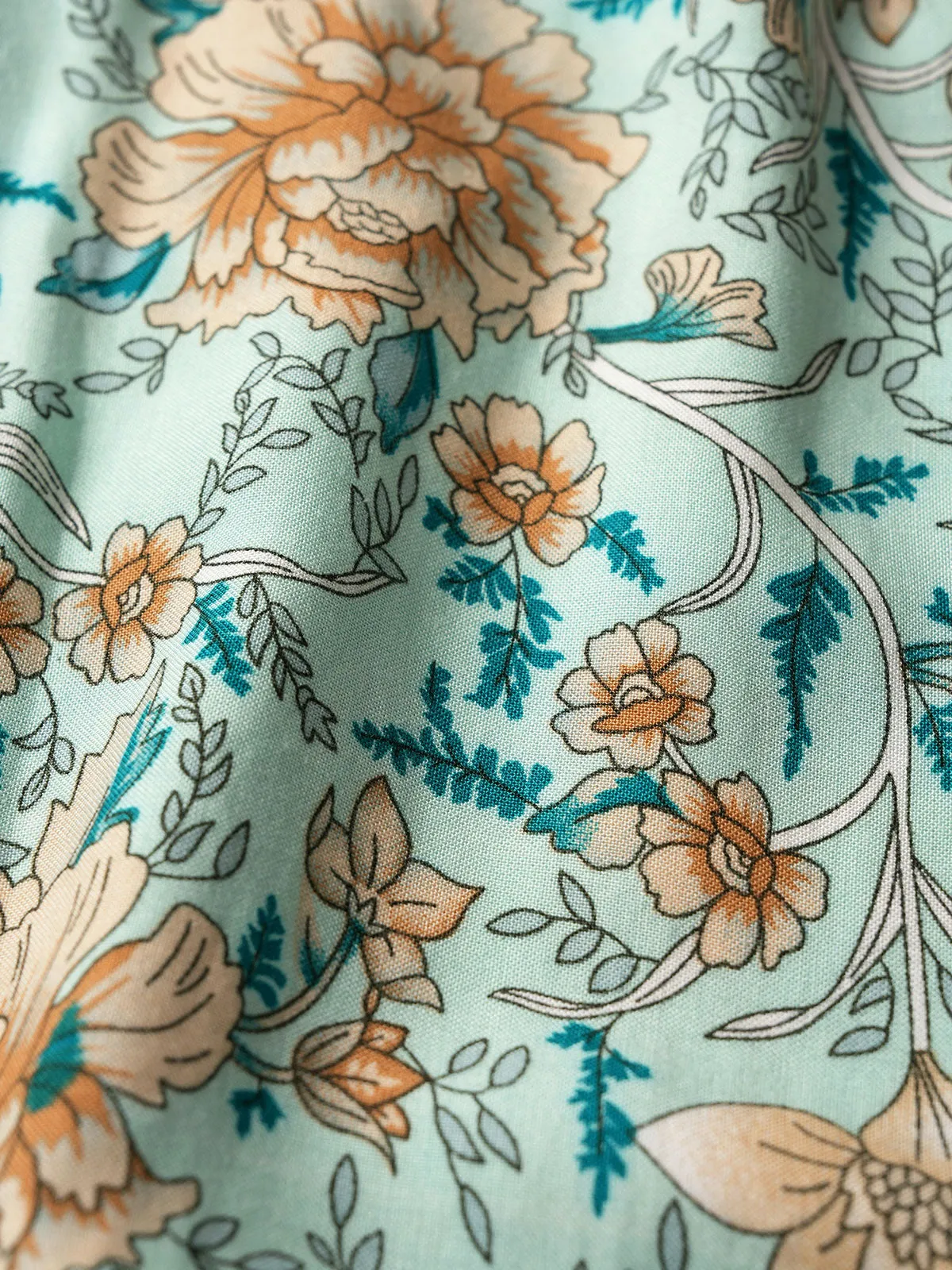 Floral Print Raglan Sleeve Beach Dress sold by BERLOOK product image thumbnail 4