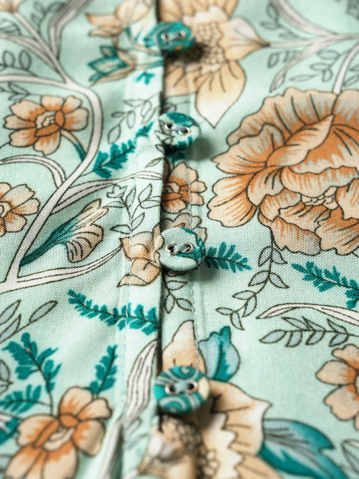 Floral Print Raglan Sleeve Beach Dress sold by BERLOOK product image thumbnail 3
