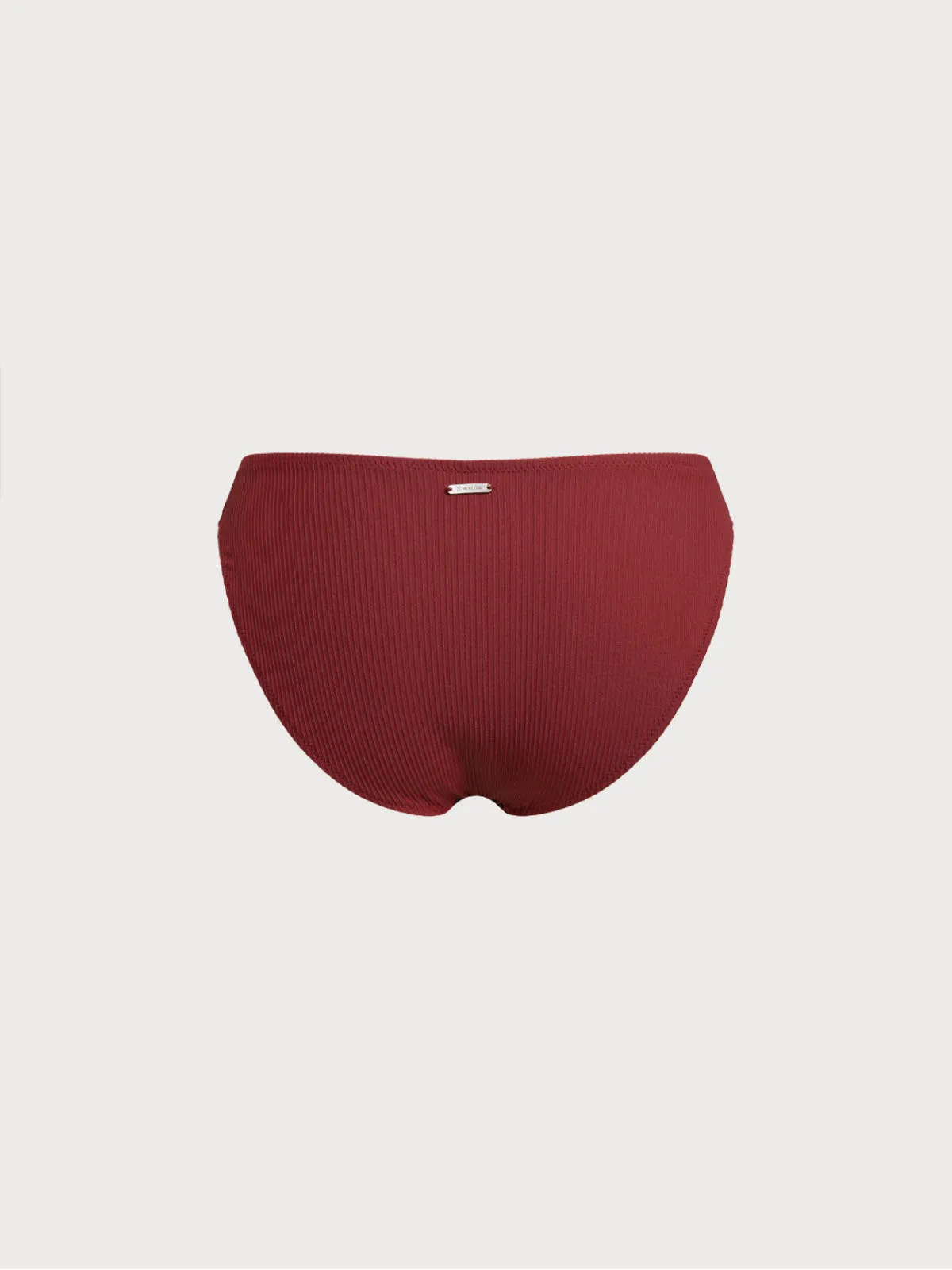 Wine Red Full Coverage Bikini Bottom sold by BERLOOK product image thumbnail 5