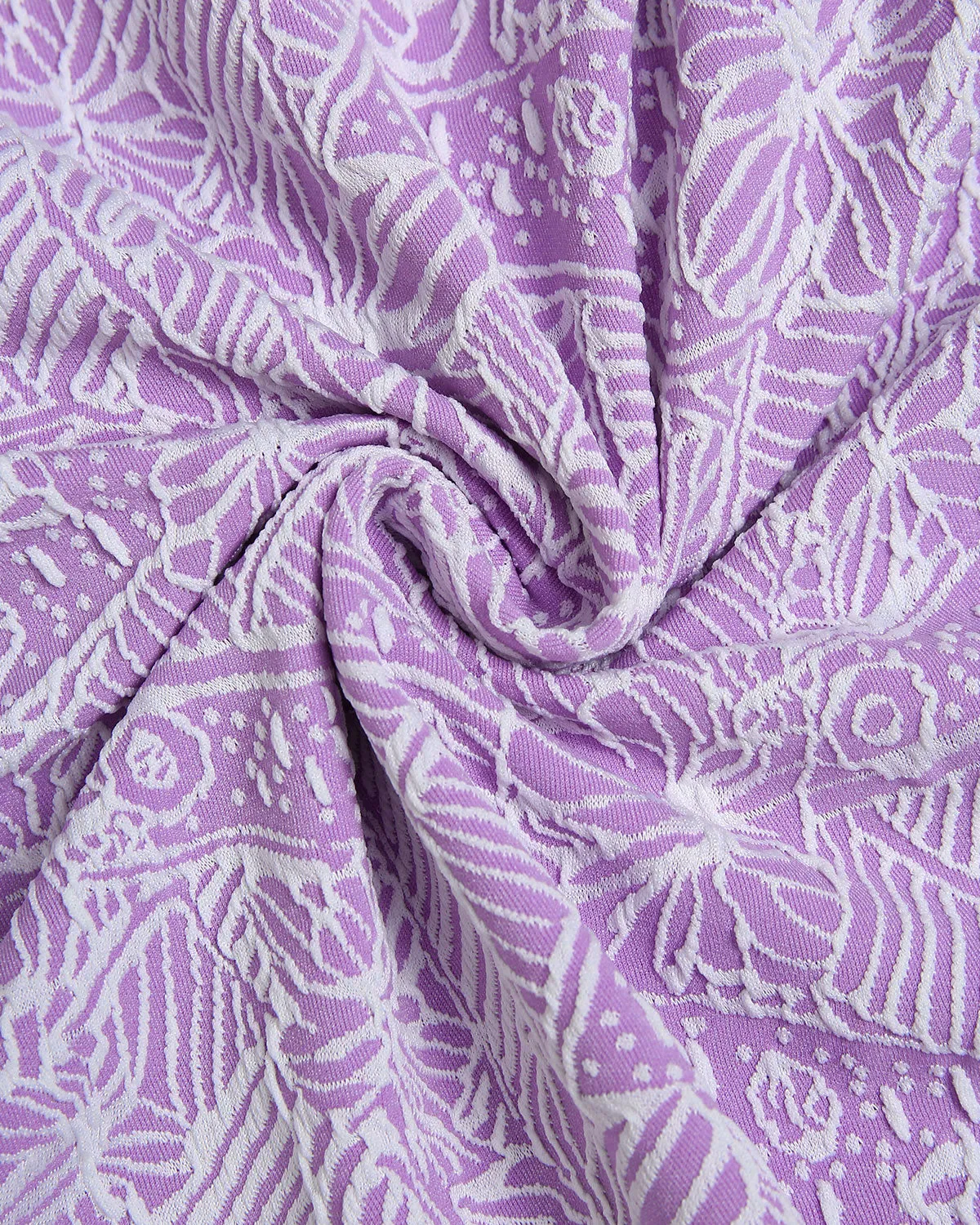 Purple Print Cut-Out Surf One Piece sold by BERLOOK product image thumbnail 5