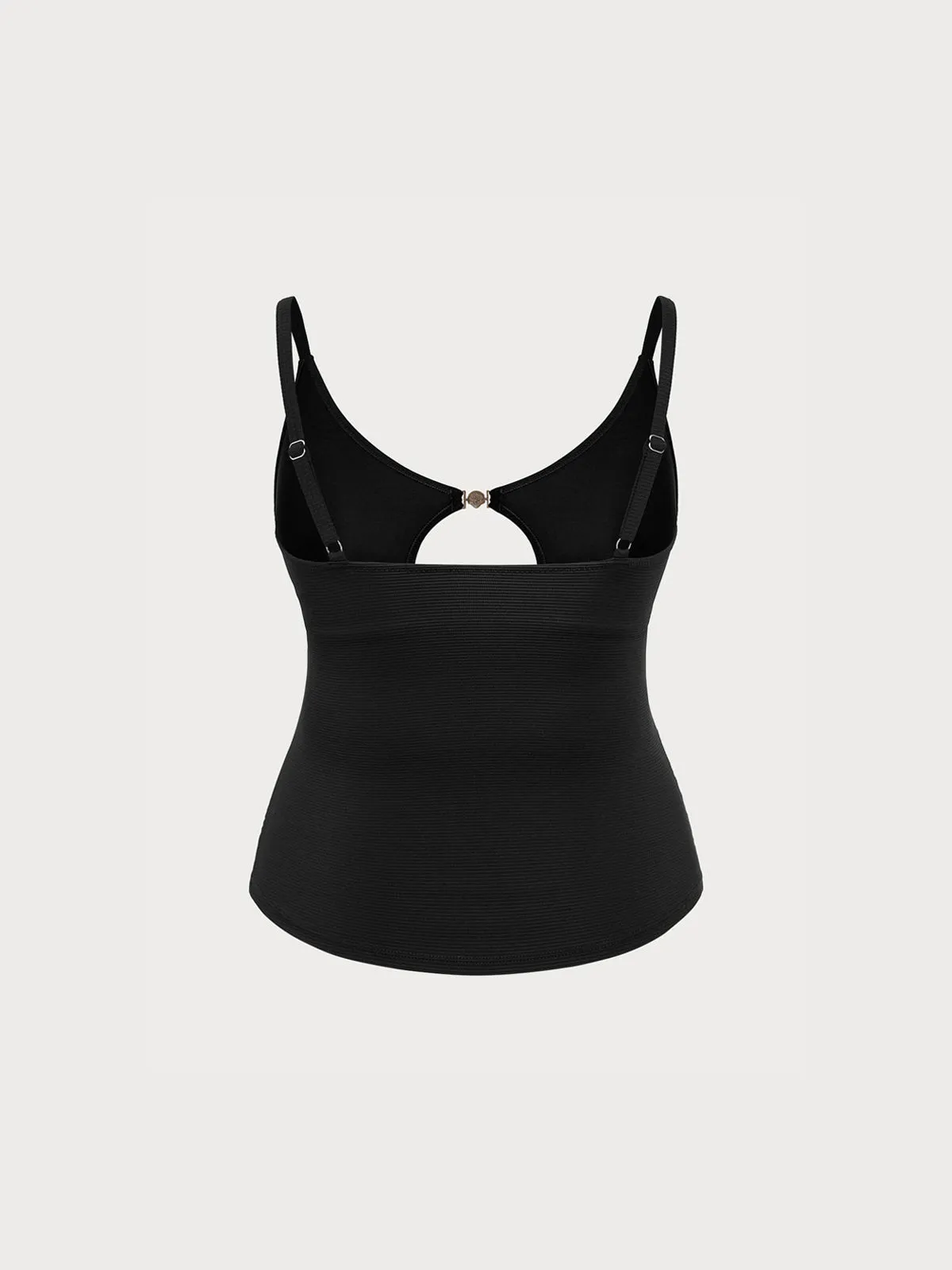 Cutout Gold-Accented Tankini Top sold by BERLOOK product image thumbnail 2