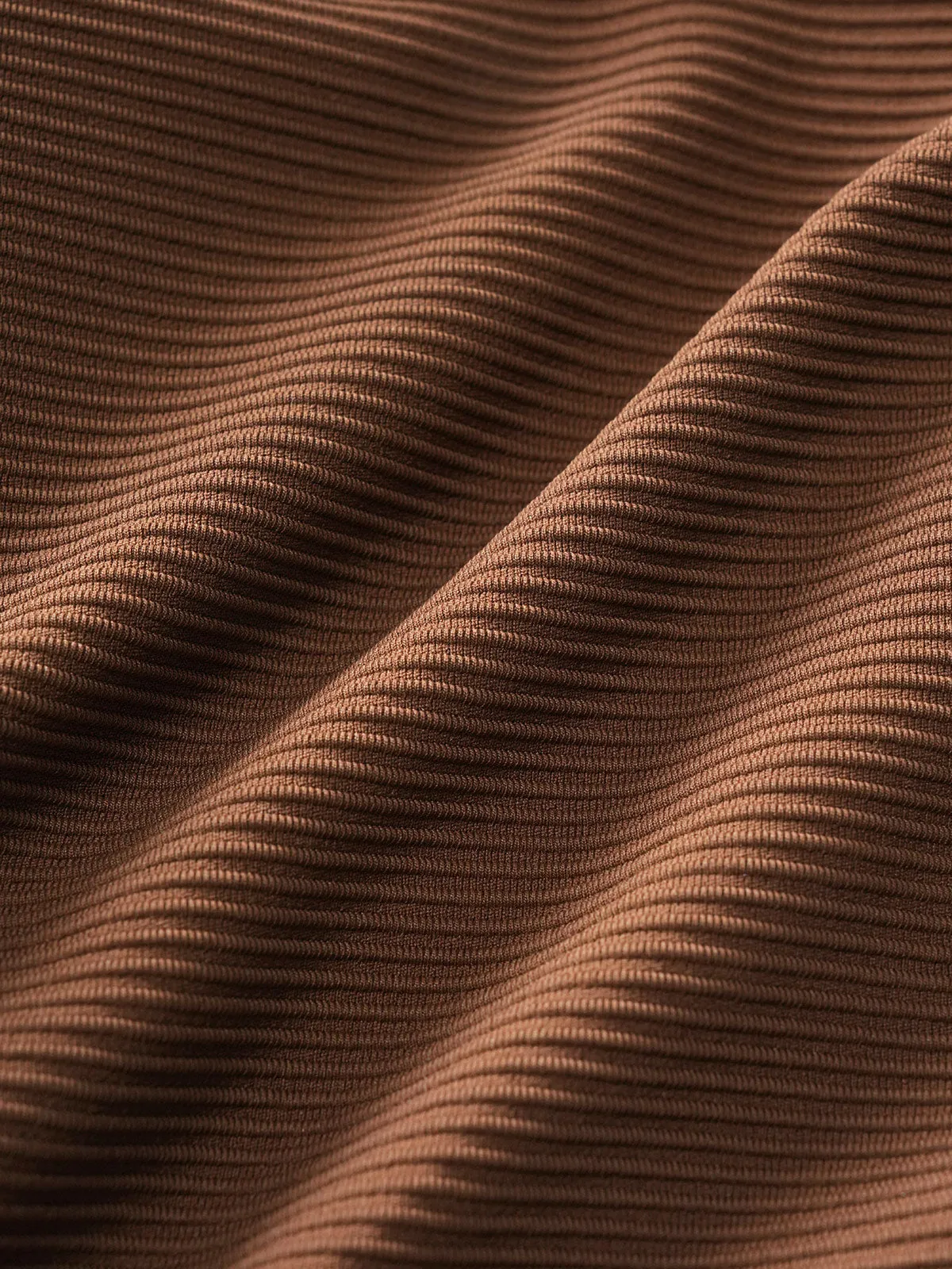 Brown Contrast Trim V-Cut Bikini Bottom sold by BERLOOK product image thumbnail 4