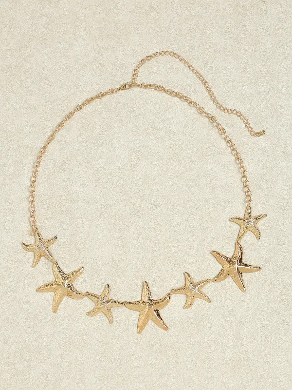 Golden Starfish Waist Chain sold by BERLOOK