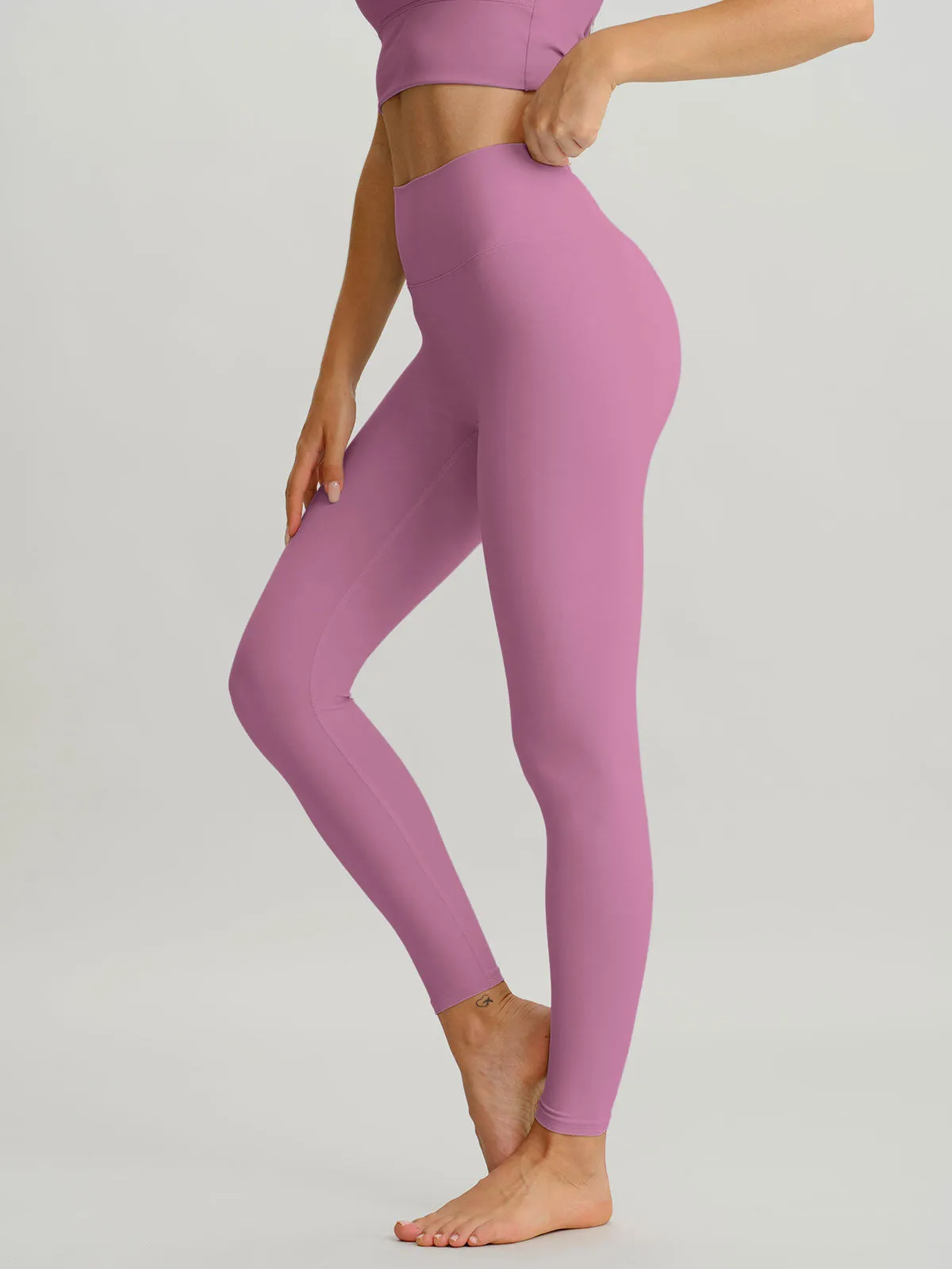 Pink Cut Out Leggings 24" sold by BERLOOK product image thumbnail 2