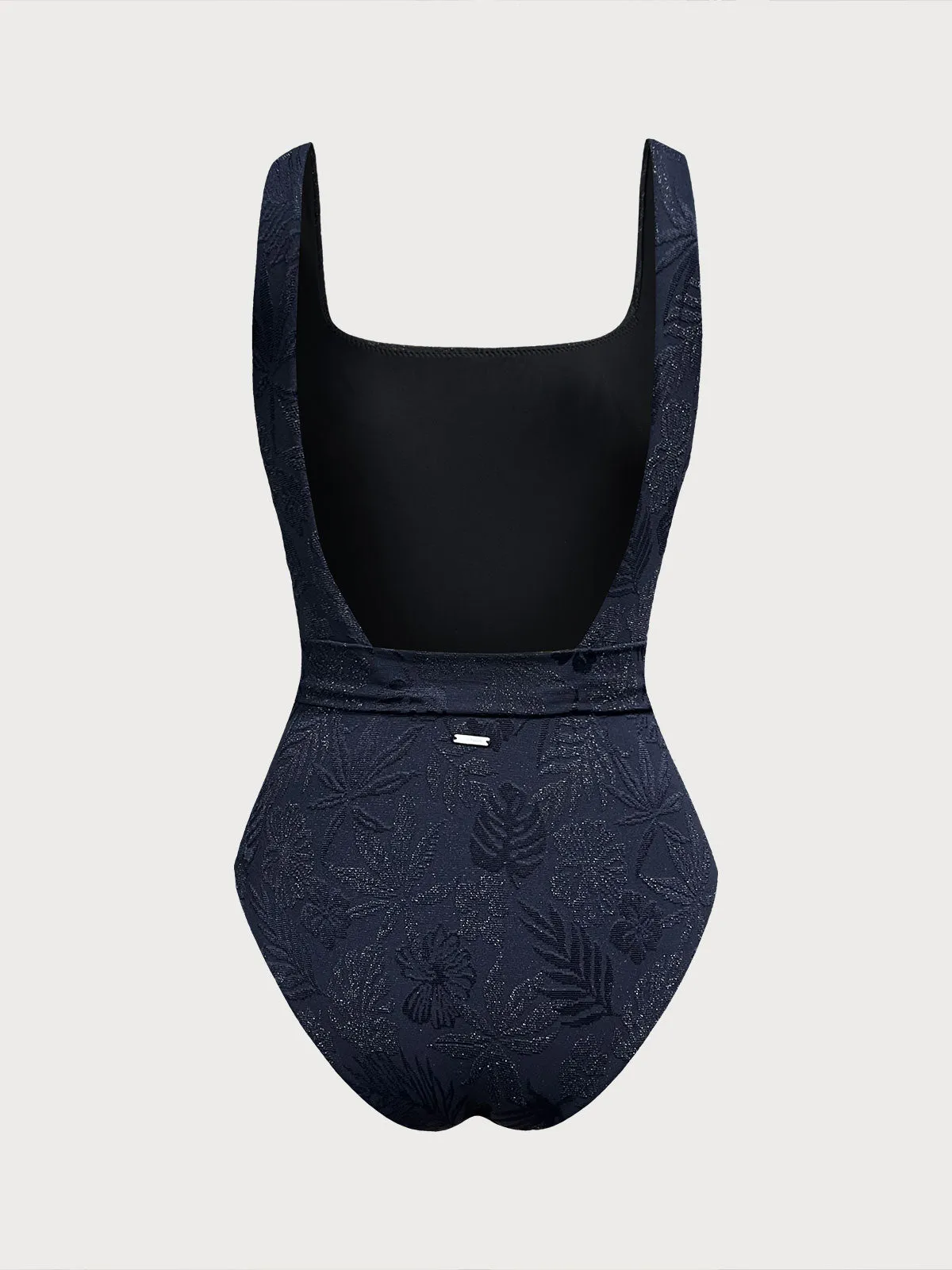 Blue Shimmer Textured One-Piece Swimsuit sold by BERLOOK product image thumbnail 2
