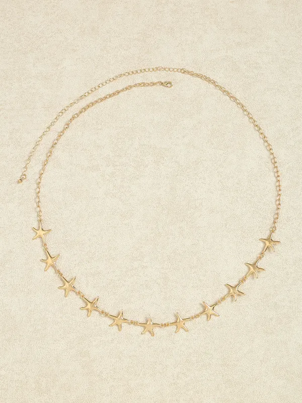 Gold Starfish Waist Chain sold by BERLOOK