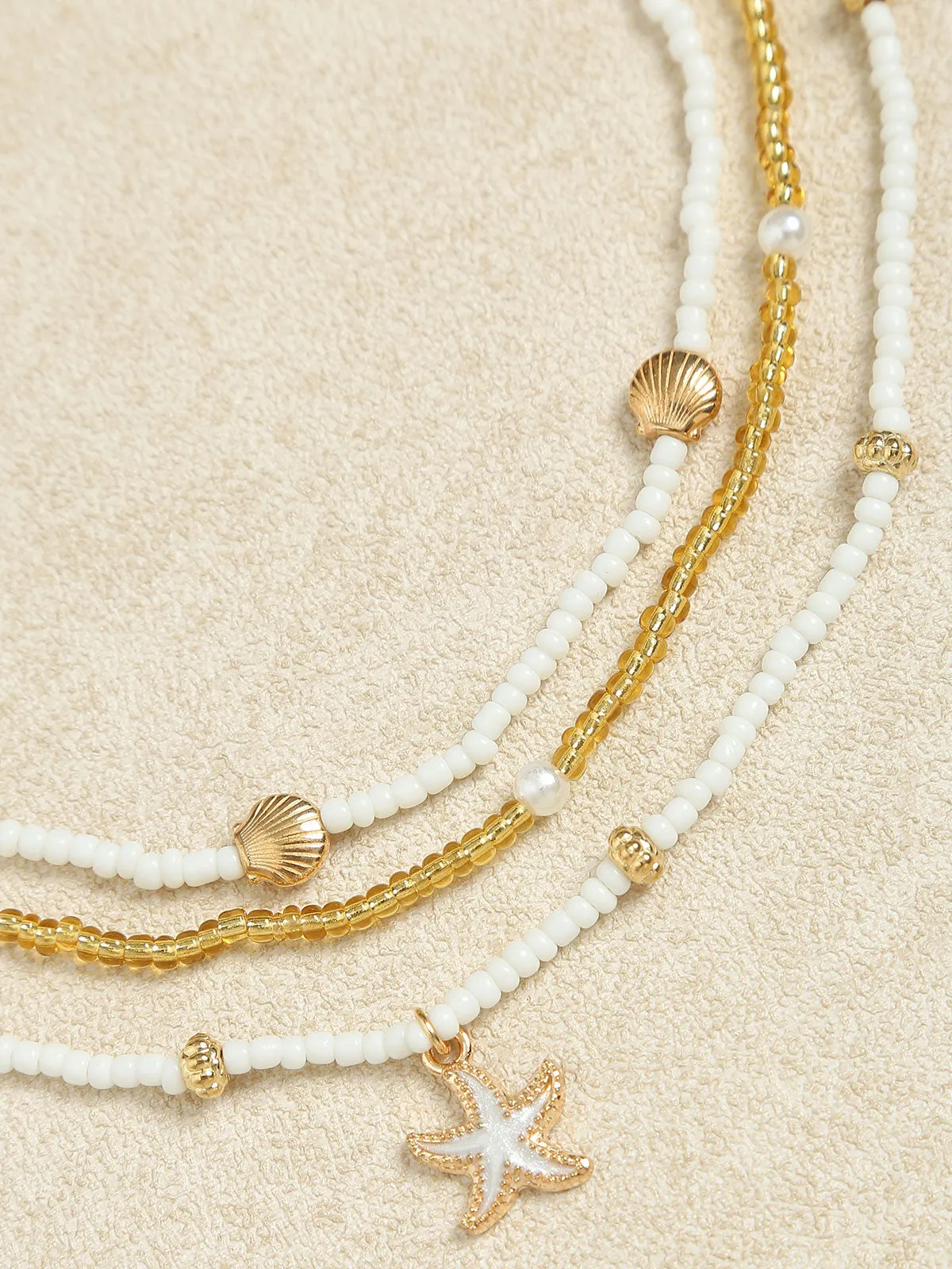 Layered Starfish Necklace sold by BERLOOK product image thumbnail 2