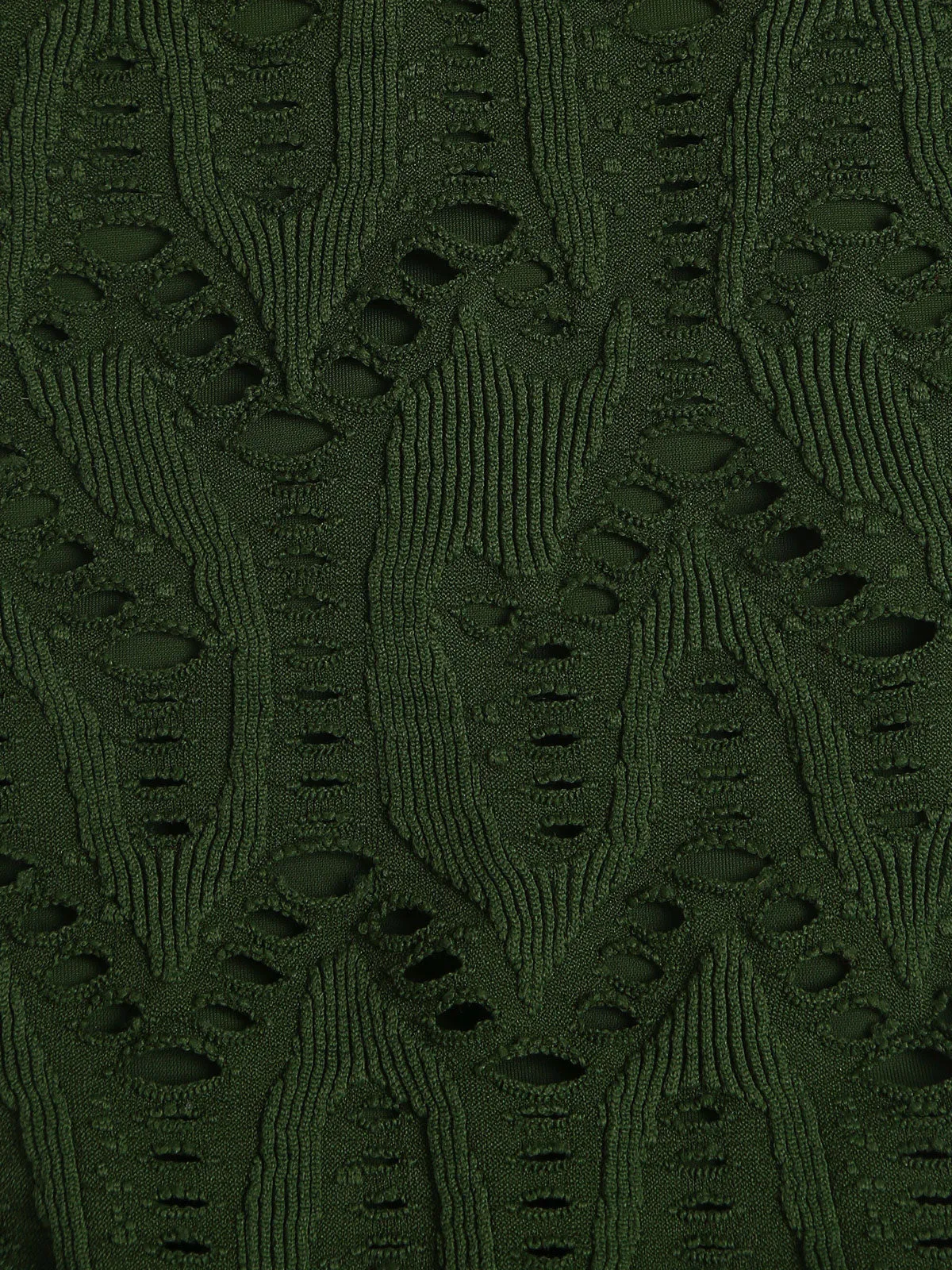 Dark Green Textured Cutout Bikini Top sold by BERLOOK product image thumbnail 3