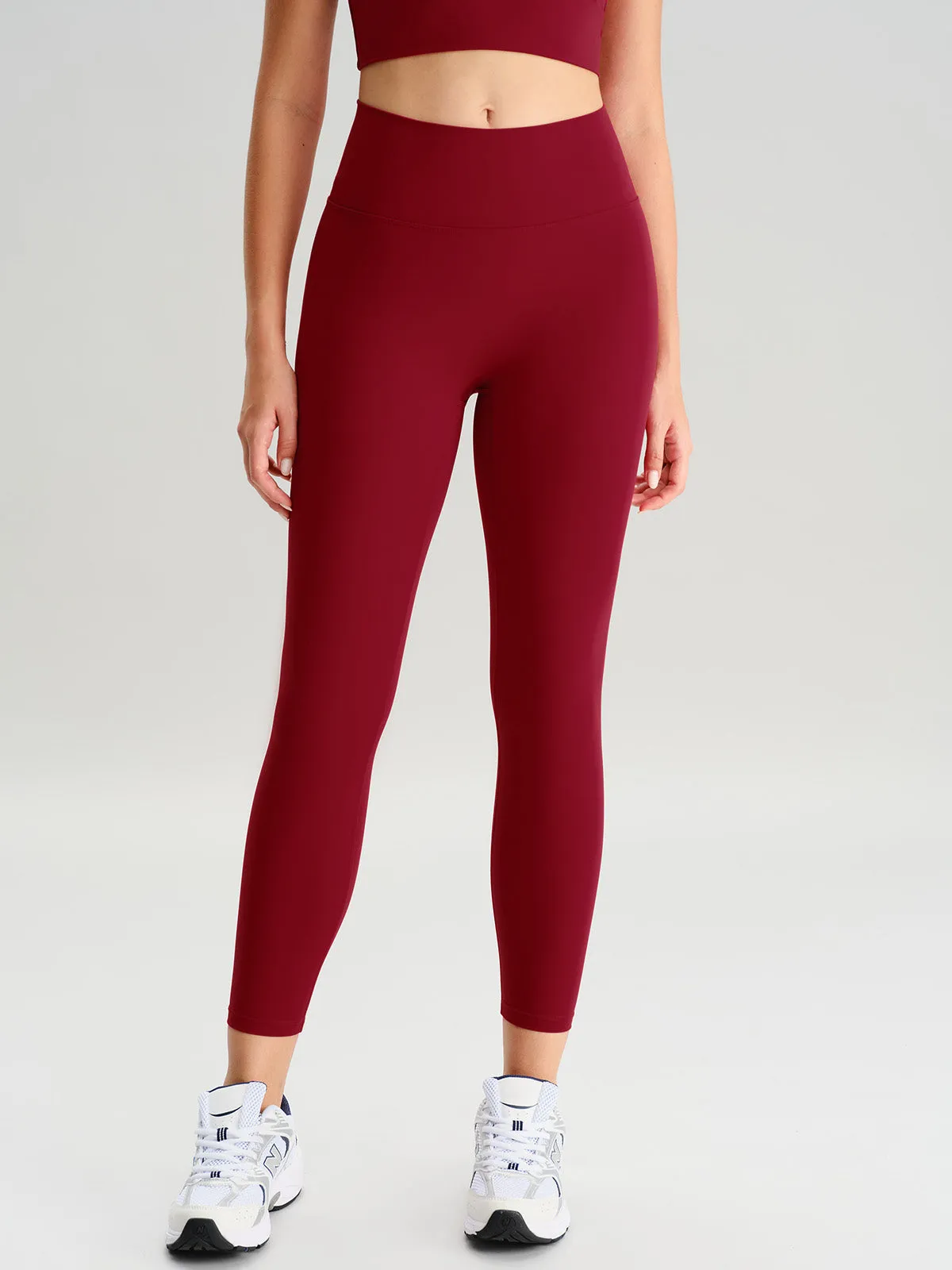 Wine Red Cut Out Leggings 24" sold by BERLOOK product image thumbnail 2
