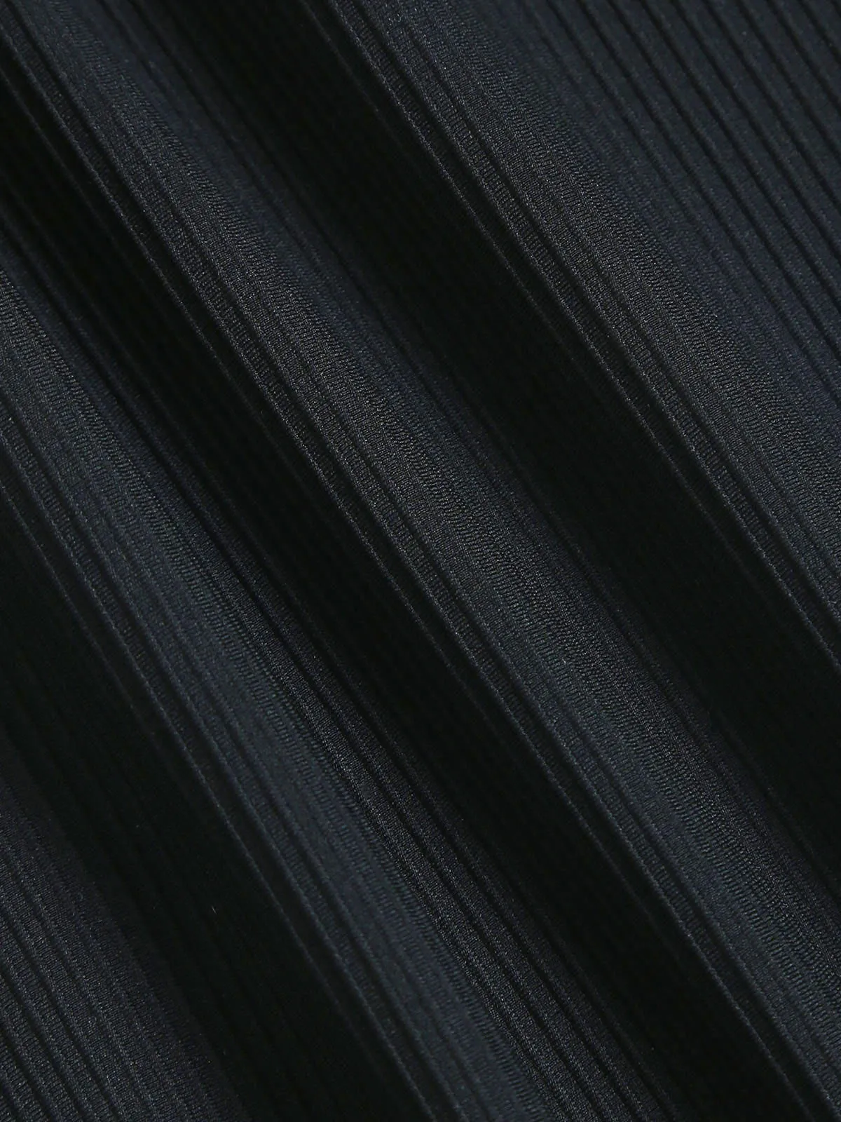 Black Contrast V Neck Plus Size One-Piece Swimsuit sold by BERLOOK product image thumbnail 4