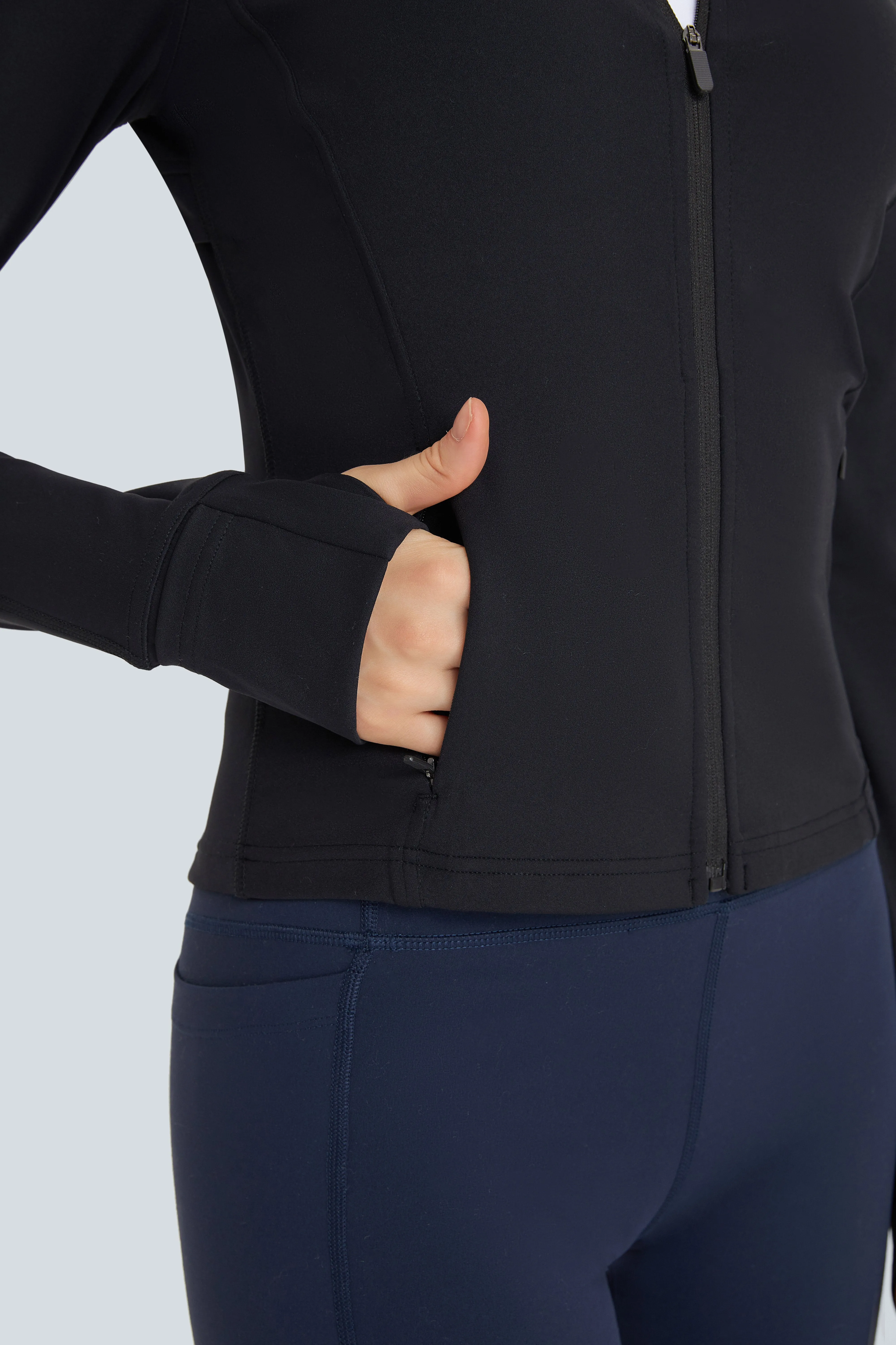 Black Pockets Sports Jacket sold by BERLOOK product image thumbnail 2