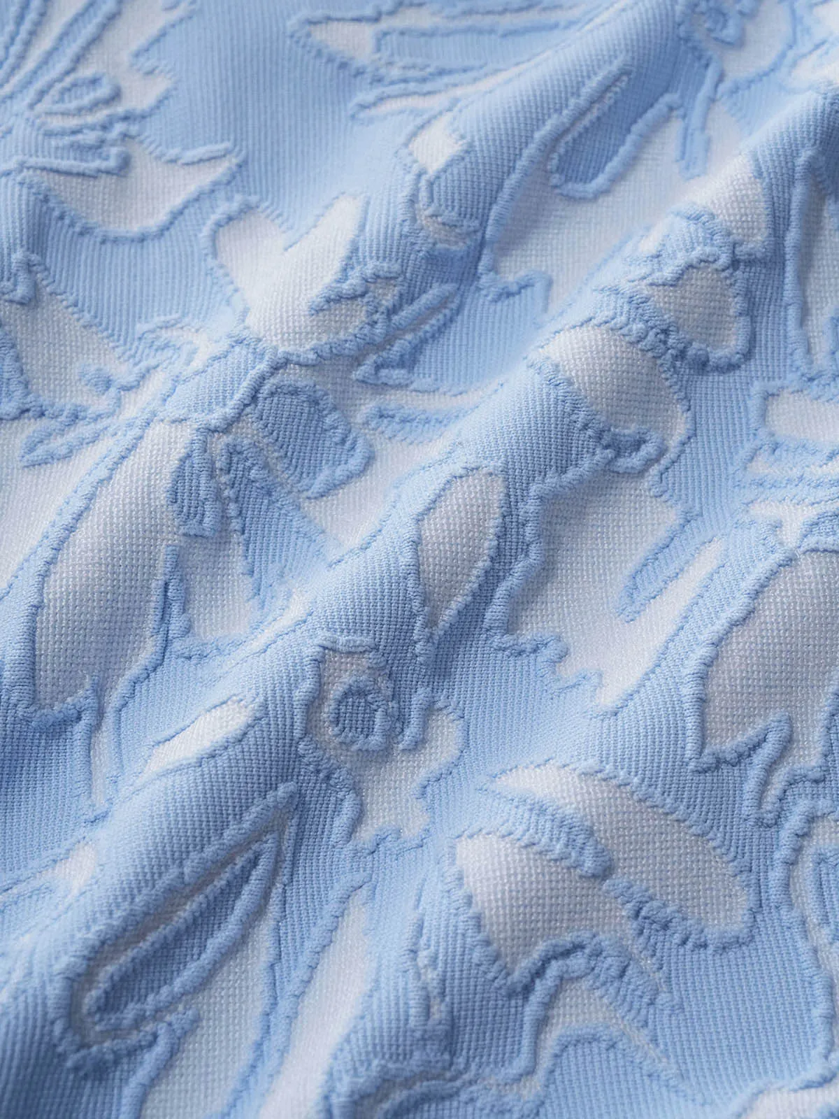 Light Blue O-Ring Textured Bikini Top sold by BERLOOK product image thumbnail 3