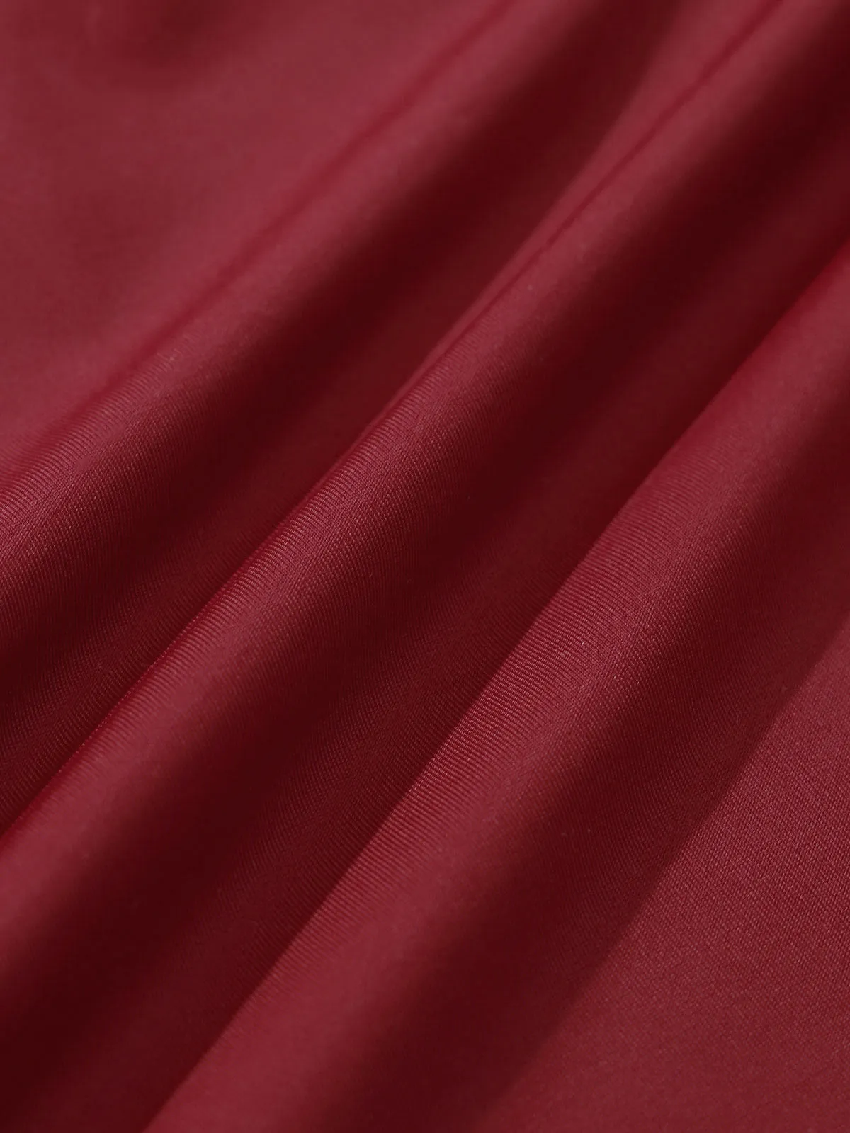 Wine Red U-Neck Plus Size Tankini Top sold by BERLOOK product image thumbnail 4