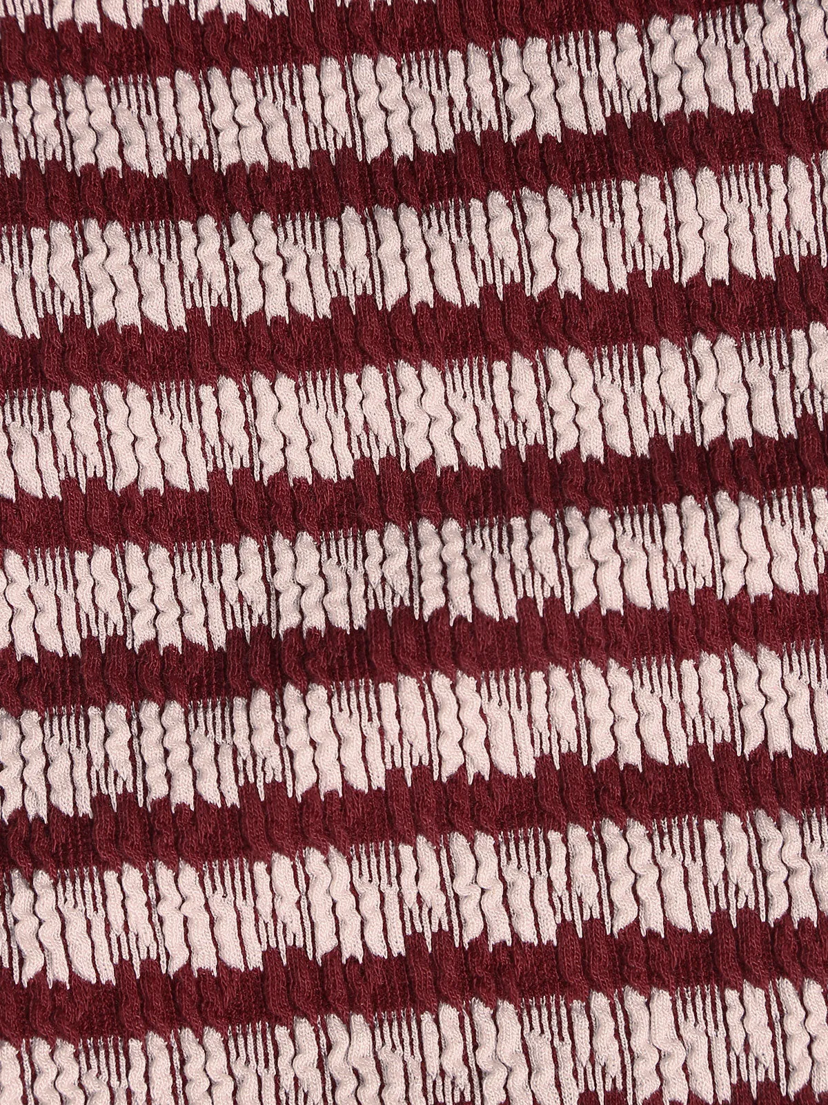 Wine Red Stripe Plus Size Bikini Bottom sold by BERLOOK product image thumbnail 3