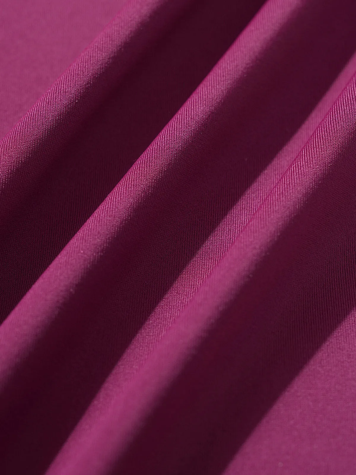 Burgundy Halter Twist Front Plus Size Tankini Top sold by BERLOOK product image thumbnail 4