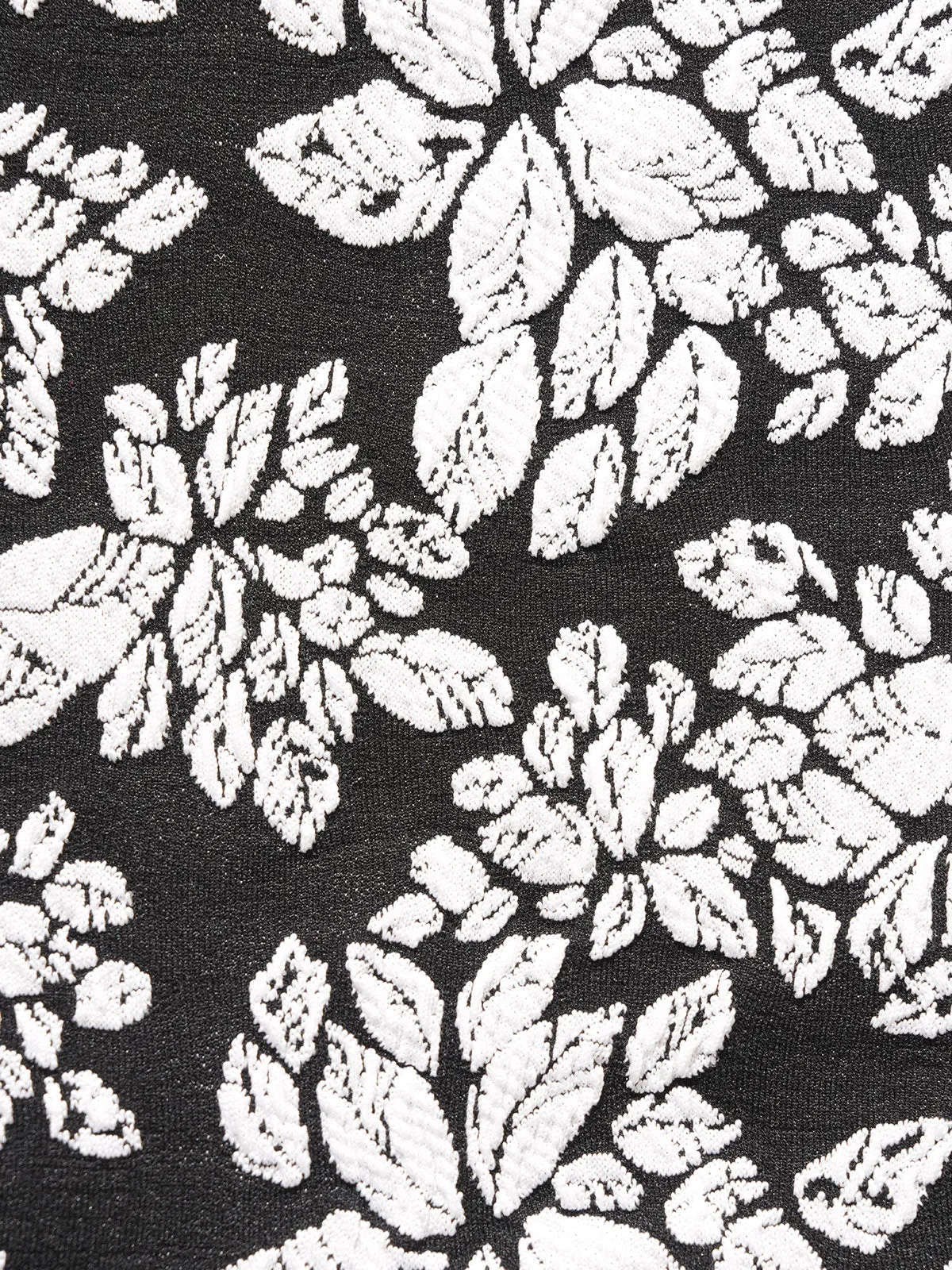 Black Floral Petal-Print Plus Size Bikini Bottom sold by BERLOOK product image thumbnail 4