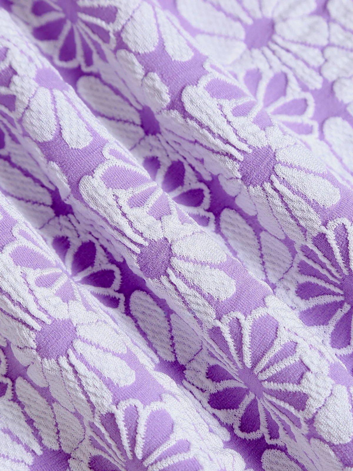 Purple Floral Print Plus Size Bikini Bottom sold by BERLOOK product image thumbnail 4