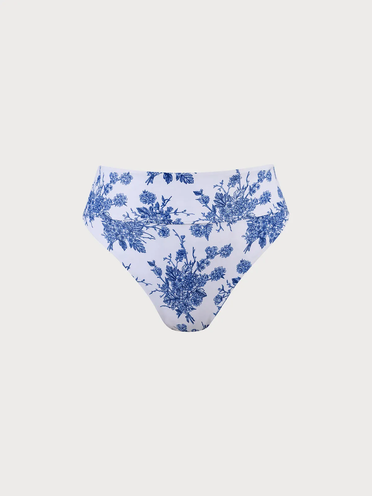 Floral High Waist Plus Size Bikini Bottom sold by BERLOOK product image thumbnail 4