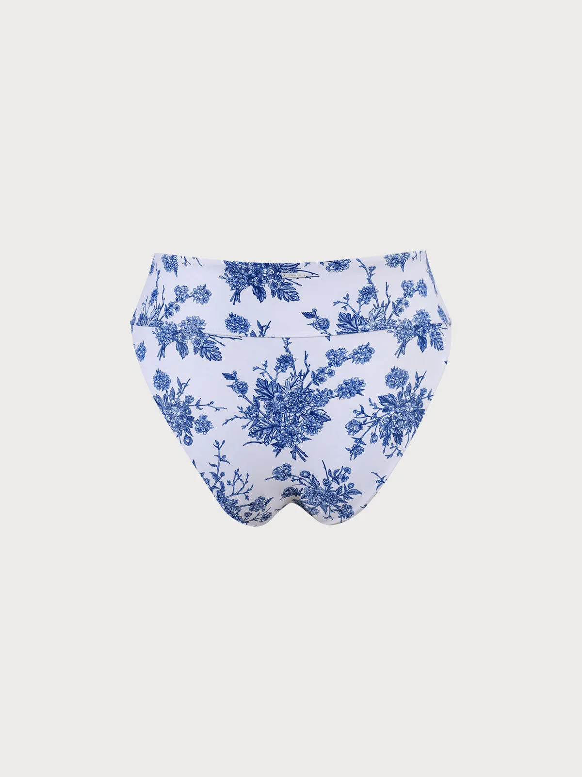 Floral High Waist Plus Size Bikini Bottom sold by BERLOOK product image thumbnail 5