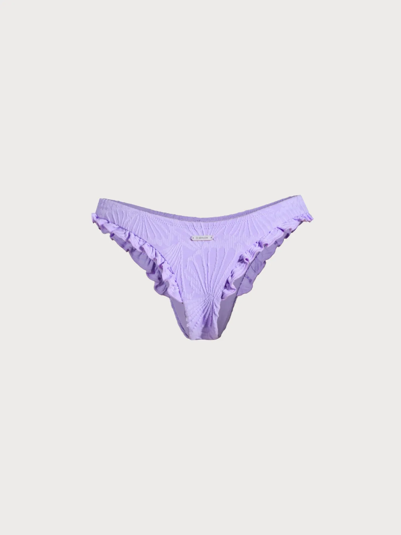 Purple Textured Ruffled Bikini Bottom sold by BERLOOK product image thumbnail 2