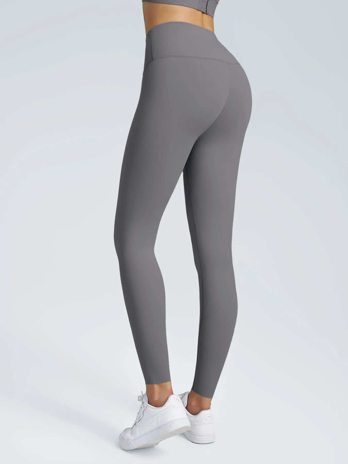 Gray High Waisted Leggings 24" sold by BERLOOK