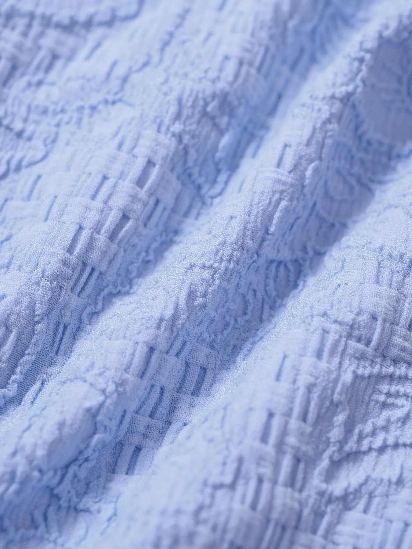 Light Blue Textured Bikini Bottom sold by BERLOOK product image thumbnail 4