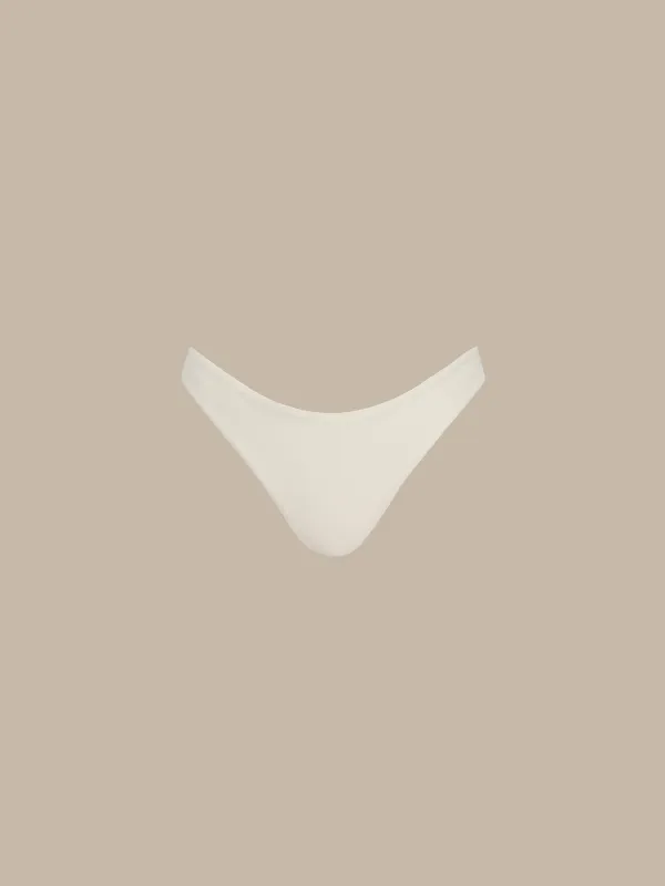 ECONYL® Off White Bikini Bottom sold by BERLOOK