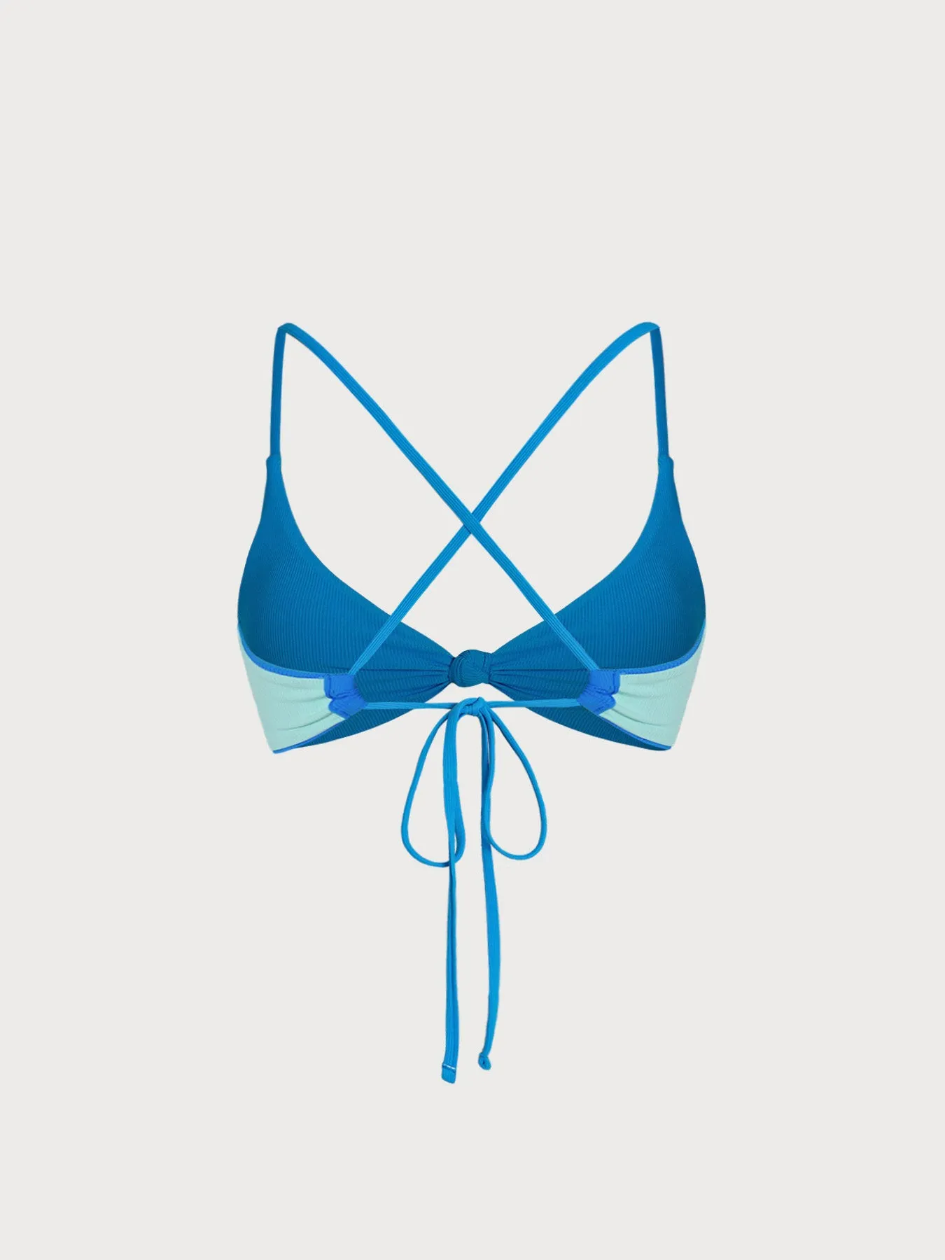 Blue Reversible X Cross Bikini Top sold by BERLOOK product image thumbnail 4