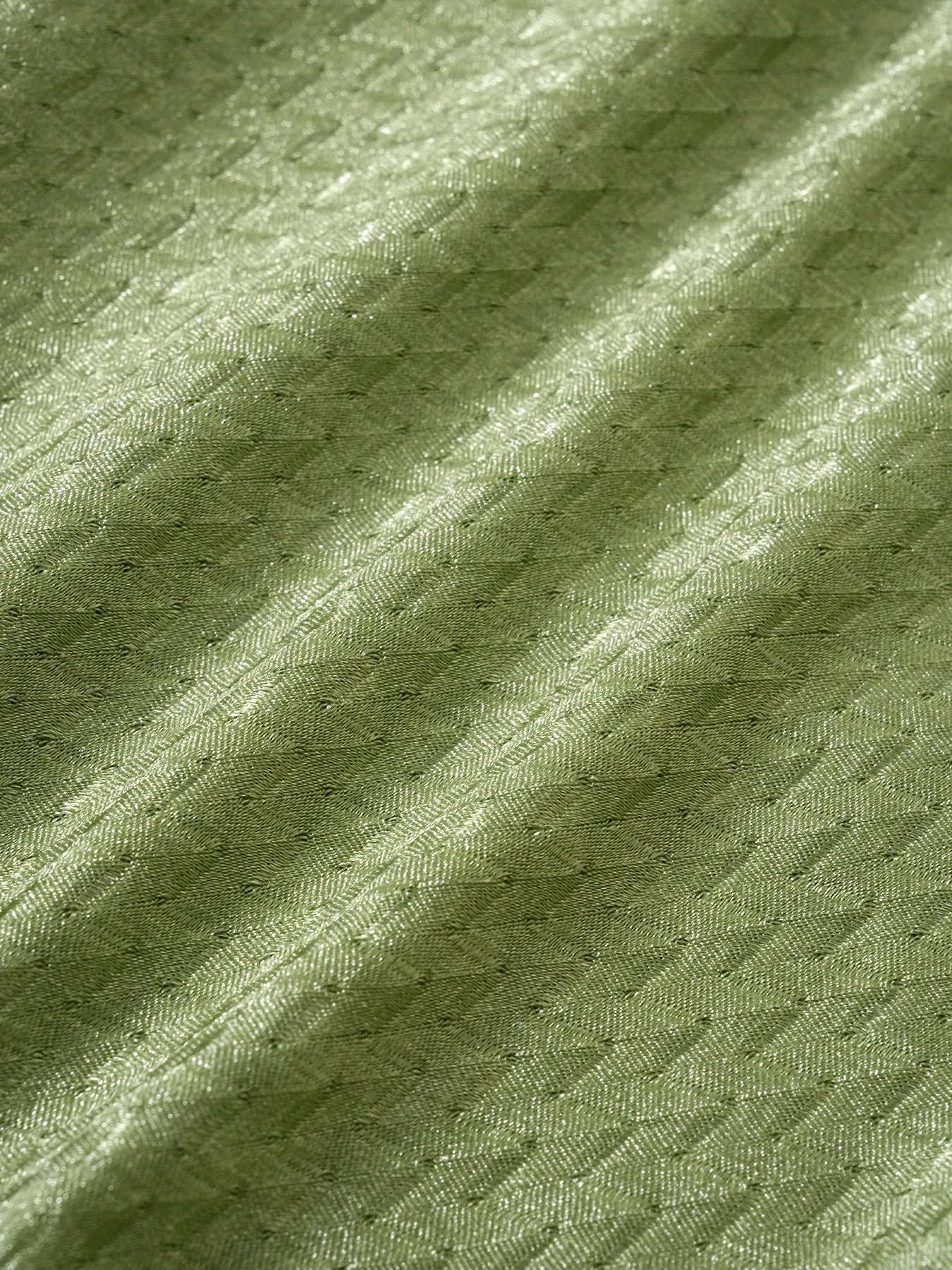 Green Textured X Cross One Piece Swimwear sold by BERLOOK product image thumbnail 4