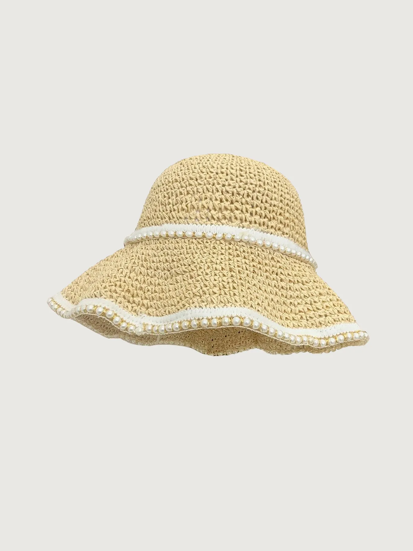 Beige Knitted Hat sold by BERLOOK