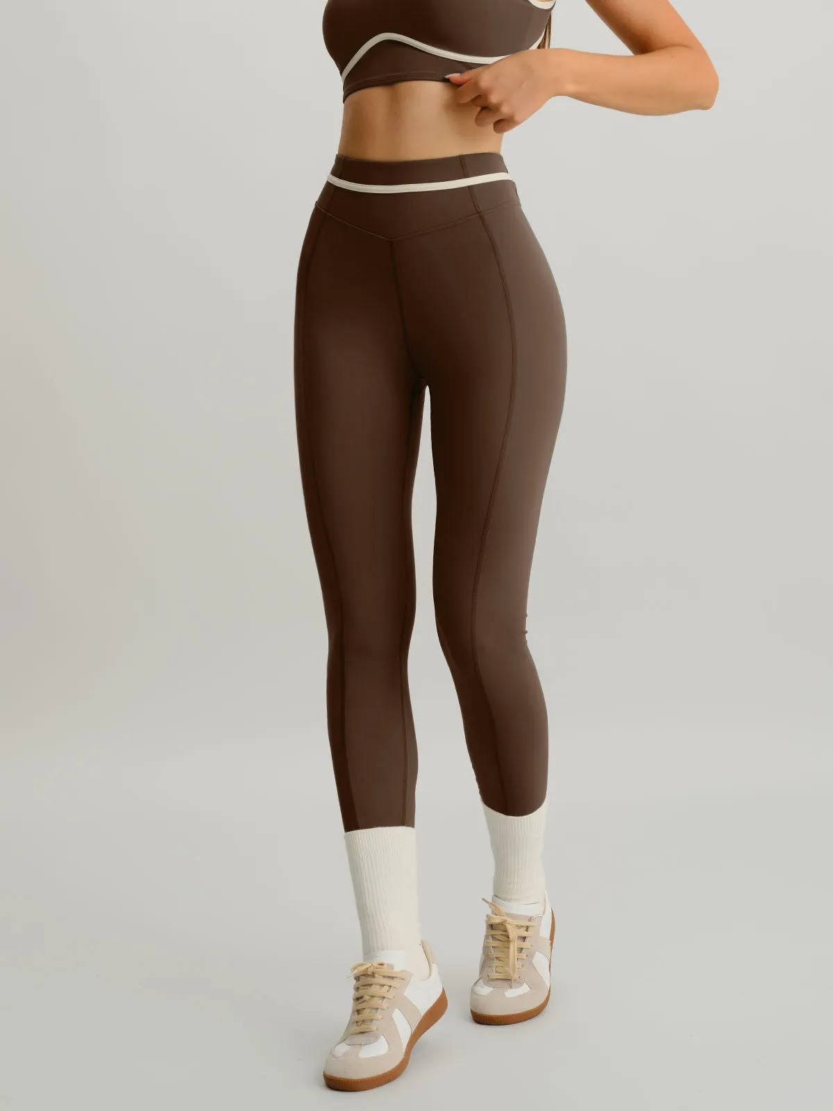 Coffee Line Leggings 26" sold by BERLOOK