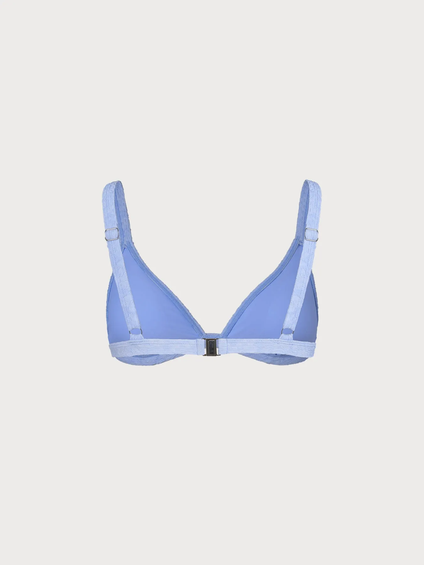 Light Blue Textured Underwire Bikini Top sold by BERLOOK product image thumbnail 2
