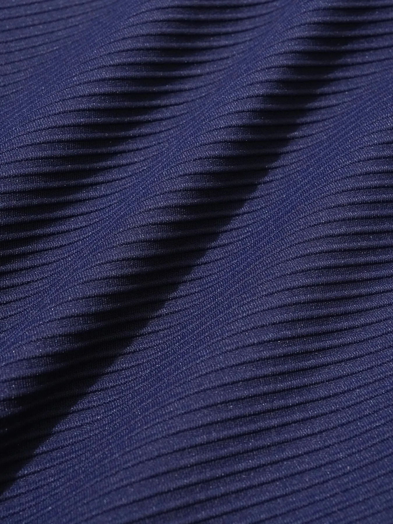 Navy Textured Halter One-Piece Swimsuit sold by BERLOOK product image thumbnail 4