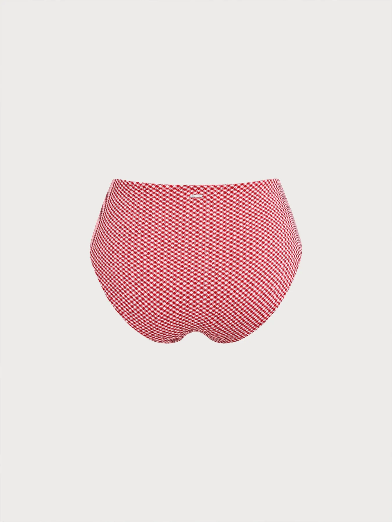 Red Gingham Plus Size Bikini Bottom sold by BERLOOK product image thumbnail 2