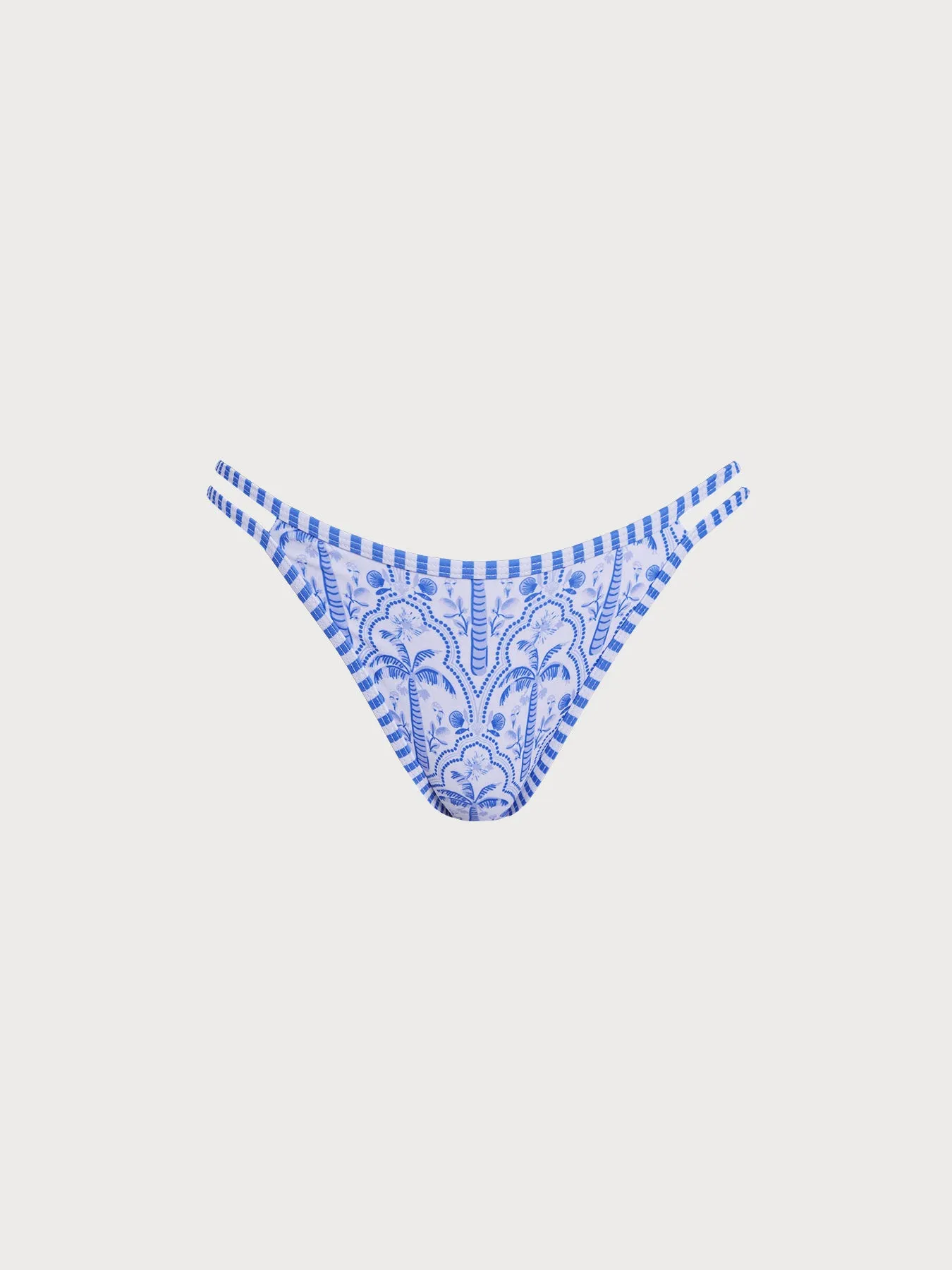 Blue Print Cutout Bikini Bottom sold by BERLOOK product image thumbnail 4