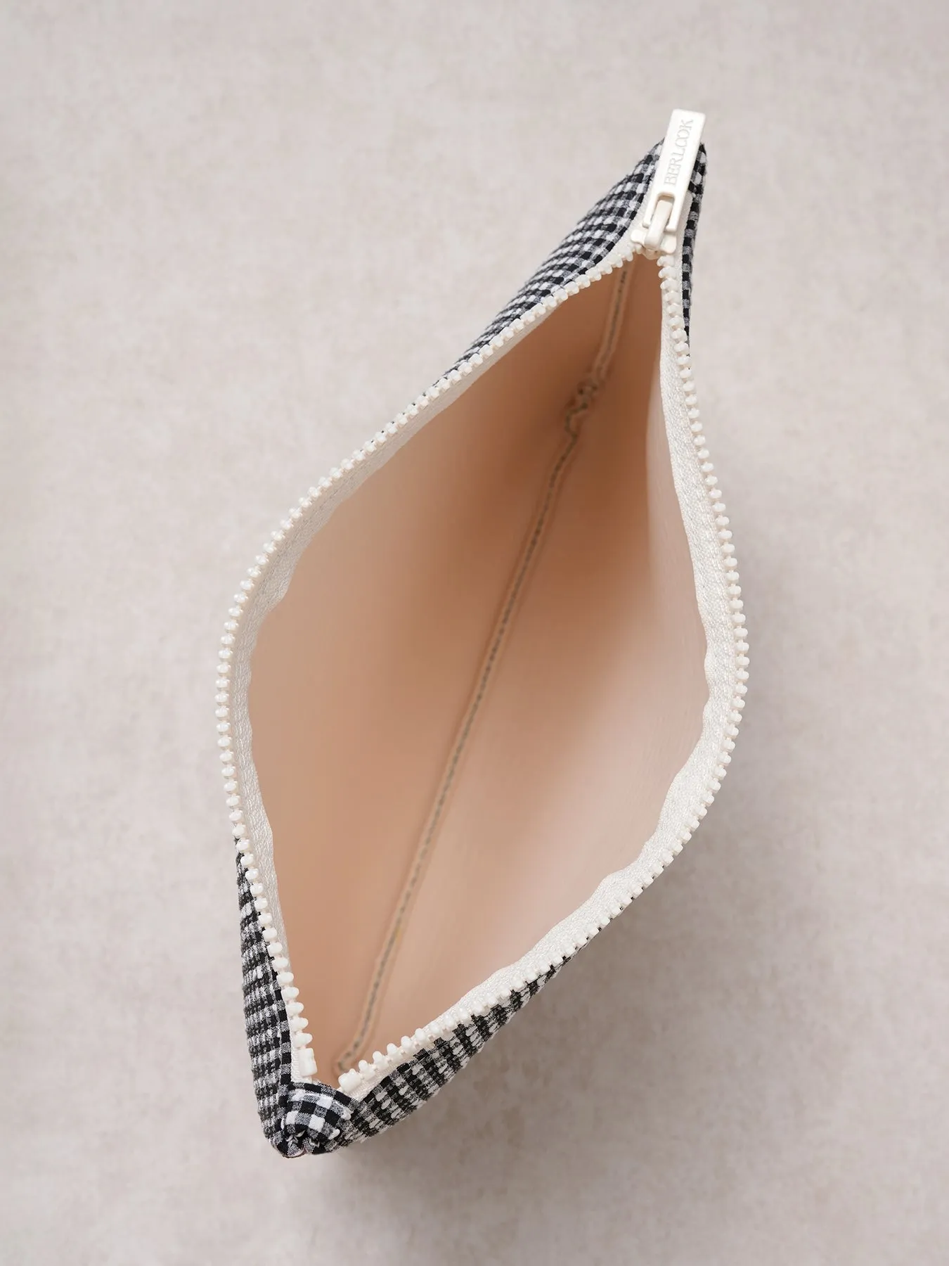 Black Gingham Beach Pouch sold by BERLOOK product image thumbnail 3