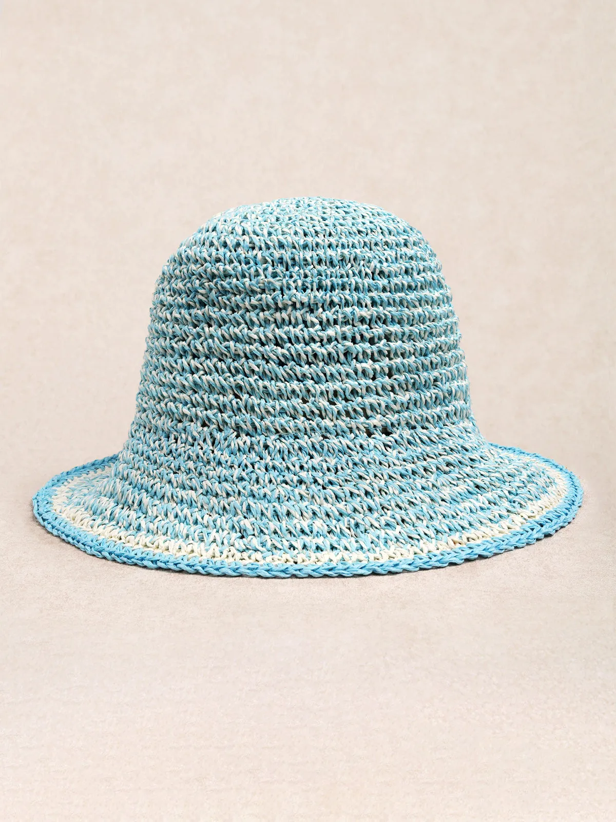 Sky Blue Knitted Hat sold by BERLOOK