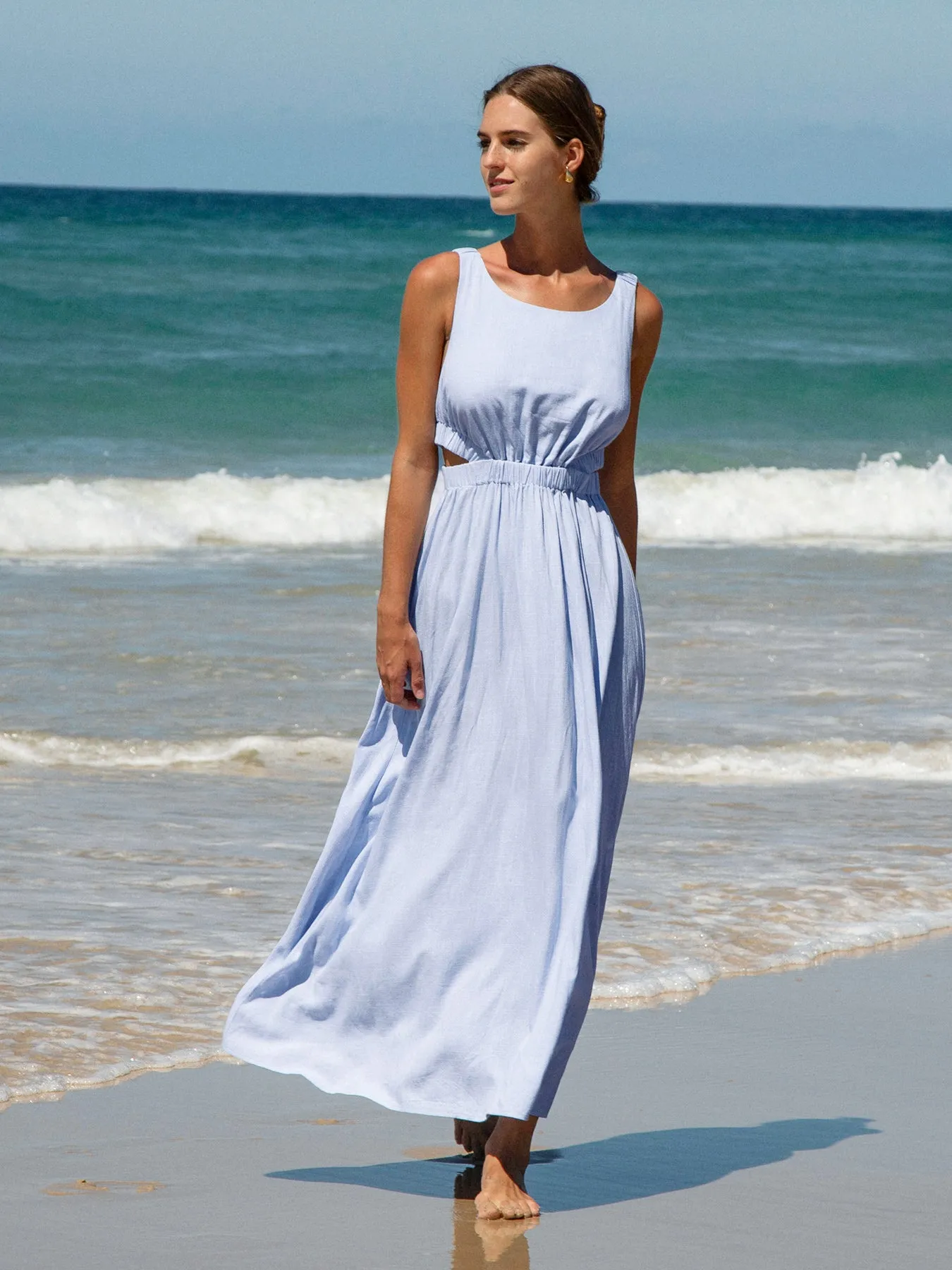 Blue Backless Beach Dress sold by BERLOOK product image thumbnail 2