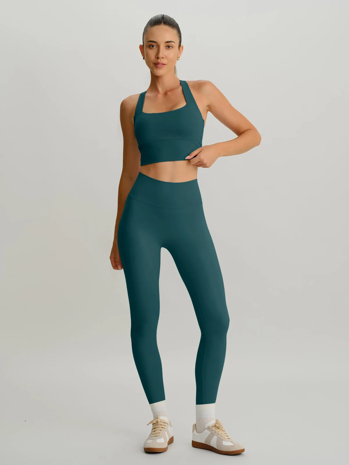 Blue Spruce Twist X-Cross Sports Bra - Light Support sold by BERLOOK product image thumbnail 4
