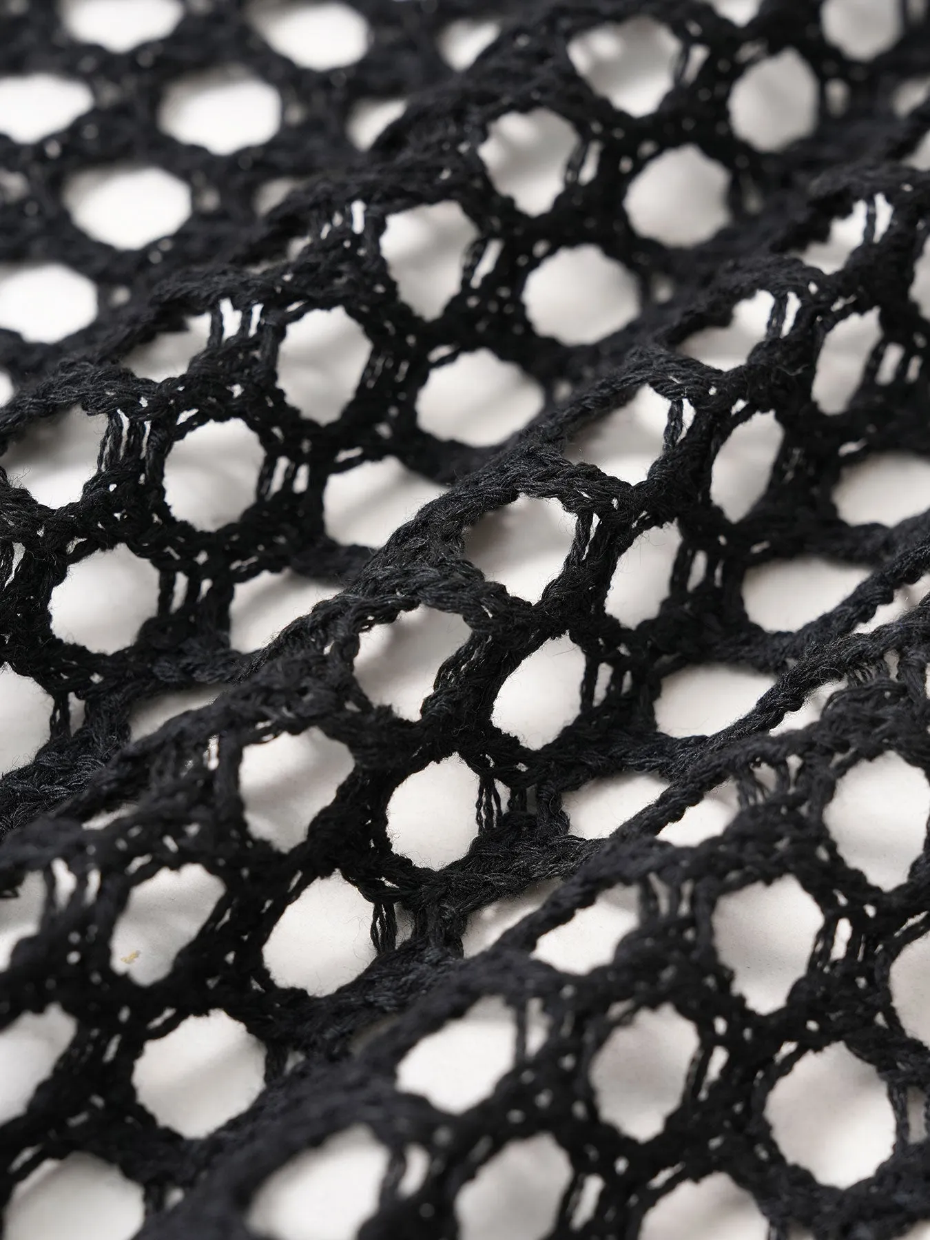 Black Crochet Cover-up Cardigan sold by BERLOOK product image thumbnail 3