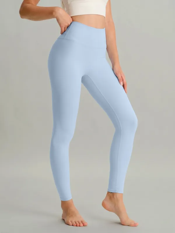 Light Blue High Waisted Leggings 24" made by BERLOOK