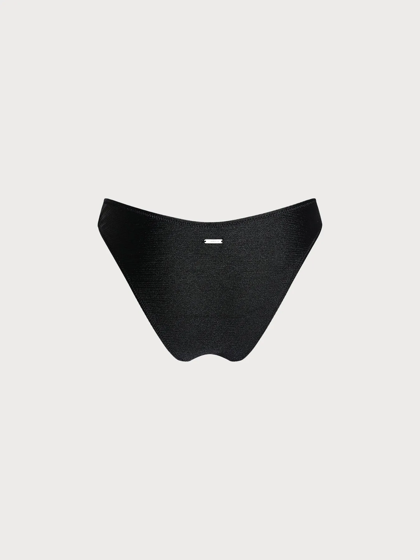 Black Pleated Bikini Bottom sold by BERLOOK product image thumbnail 5