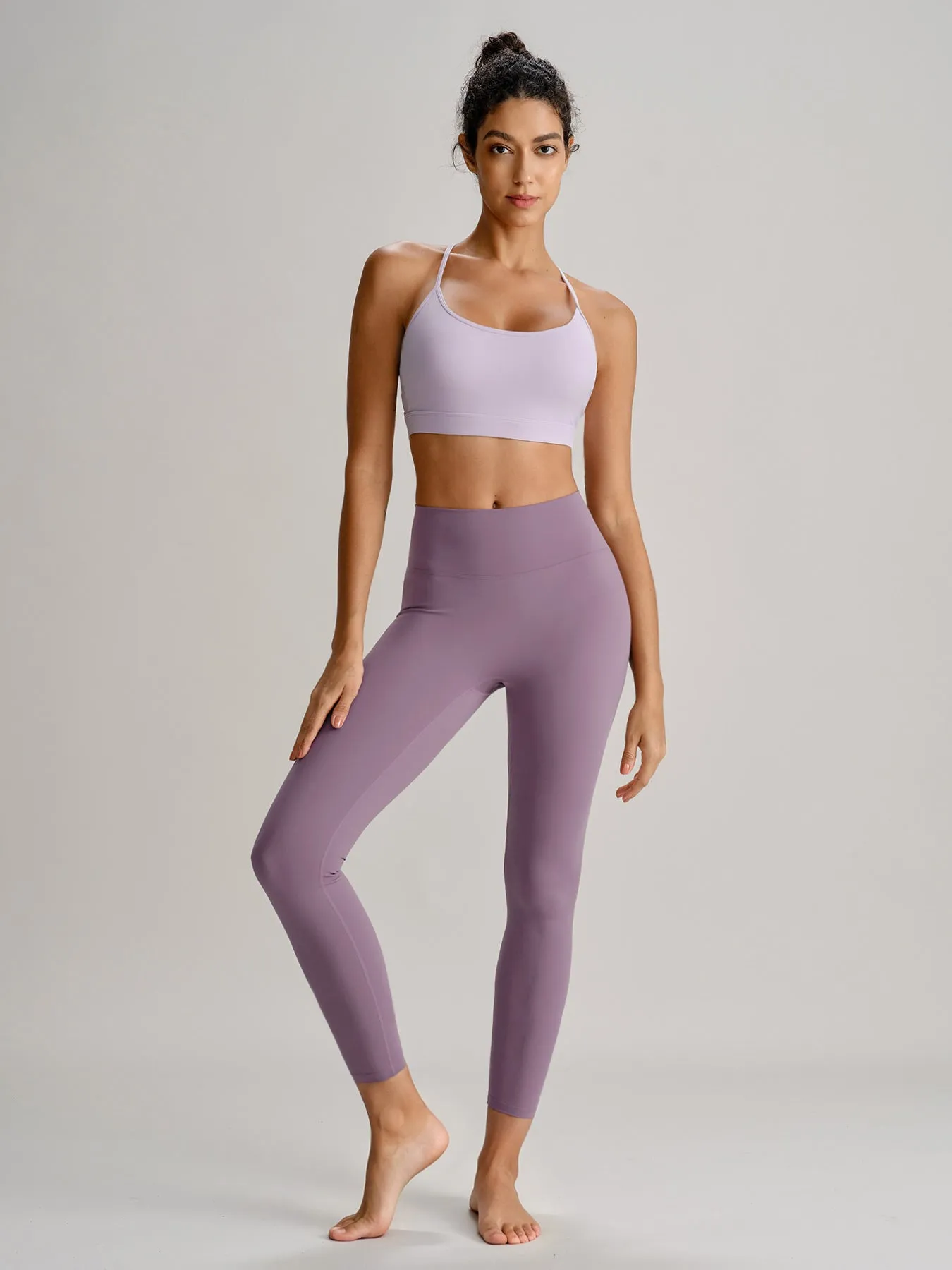 Purple Mesh Cutout Sports Bra - Light Support sold by BERLOOK product image thumbnail 5